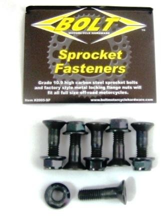 Bolt Mc Hardware 2008-HS.B Sprocket Fasteners – Black