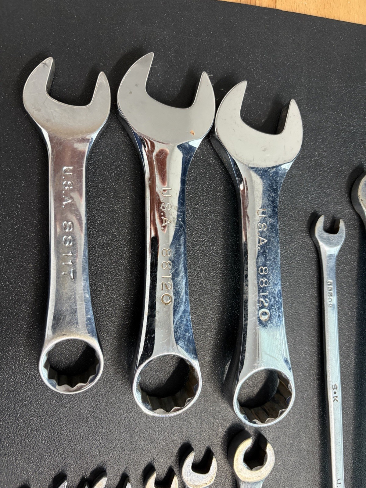 SK Tools Polished Wrench Lot Of 41