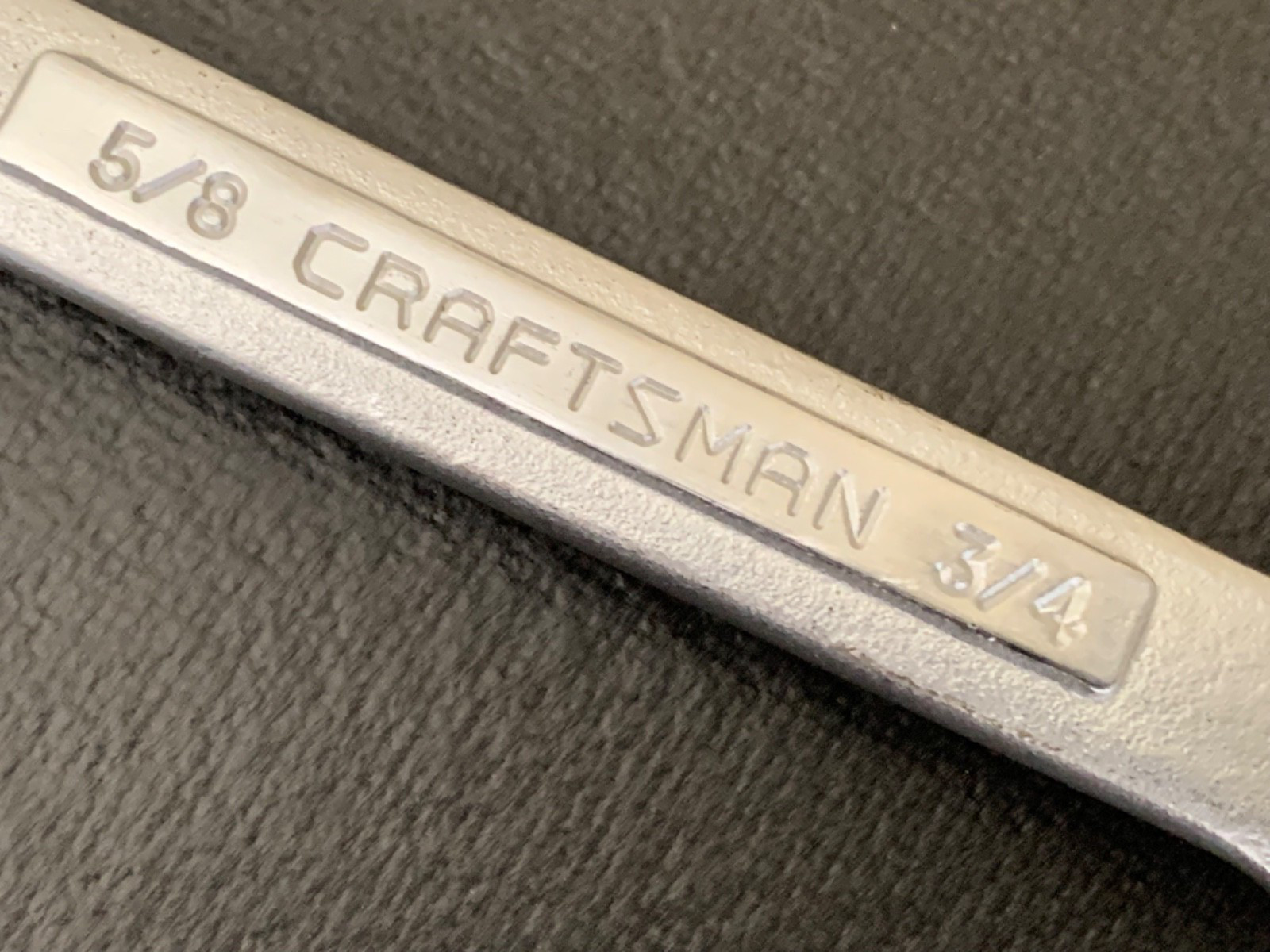 Vintage Craftsman USA -VV- 43865 5/8″ x 3/4 » Stubby Double Box End Wrench