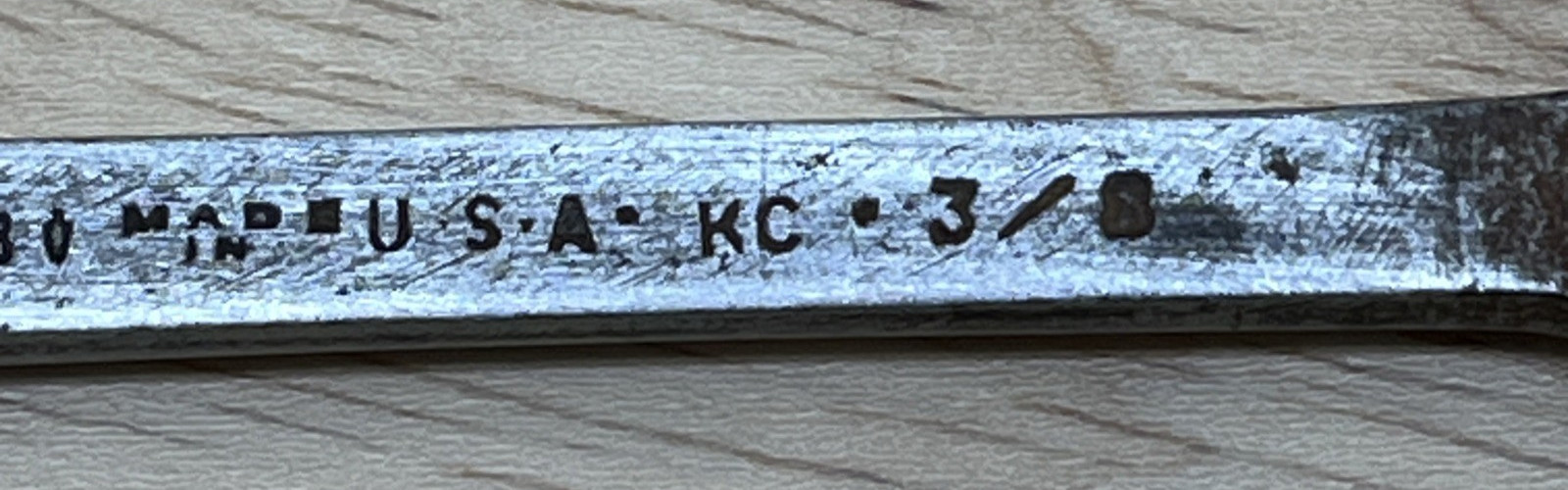 VTG Plvmb Plomb Plumb 3/8″ Combination Wrench 12 Point #1212 USA