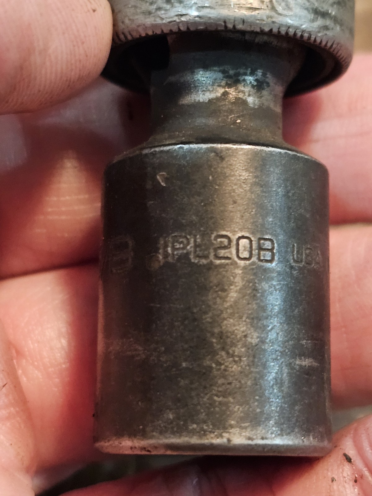 2 Snapon 1/2″ Drive 6Pt SAE 13/16 5/8 Shallow Swivel Impact Sockets IPL26 IPL20B
