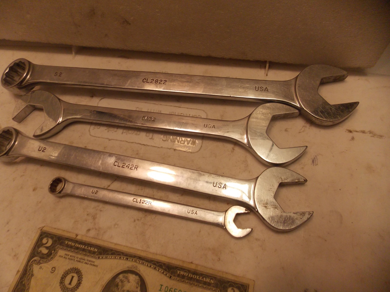 Mac Tools 7/8 3/4 3/8 Combination 7/8″ 3/4″ 3/8″ Wrench Sold Single FREEShipAfr1