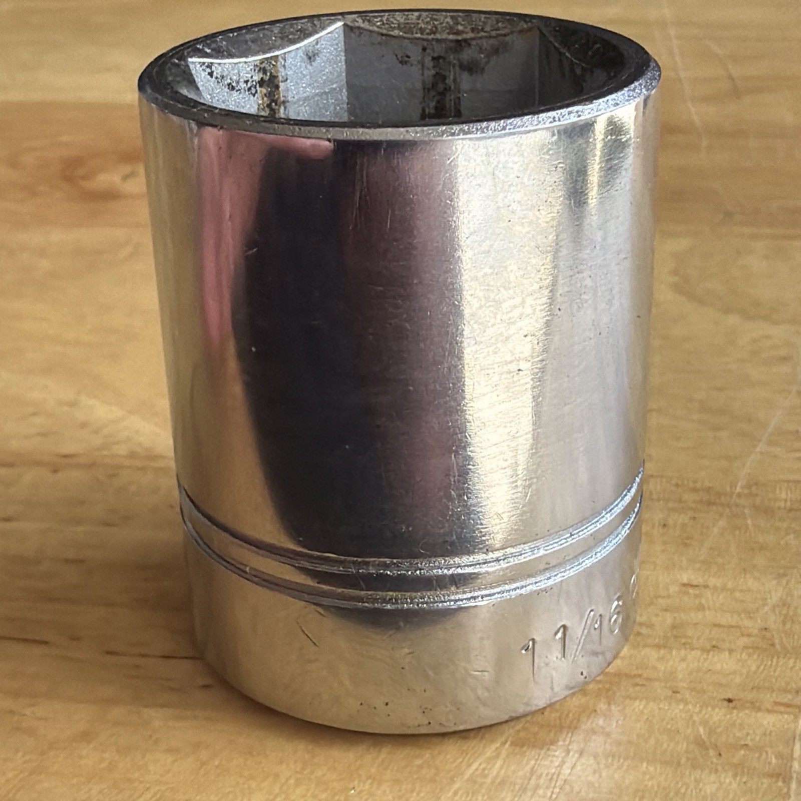 Williams Tools 1-1/16″ Shallow Socket 1/2″ Drive 6 Point ST-634 Made in USA
