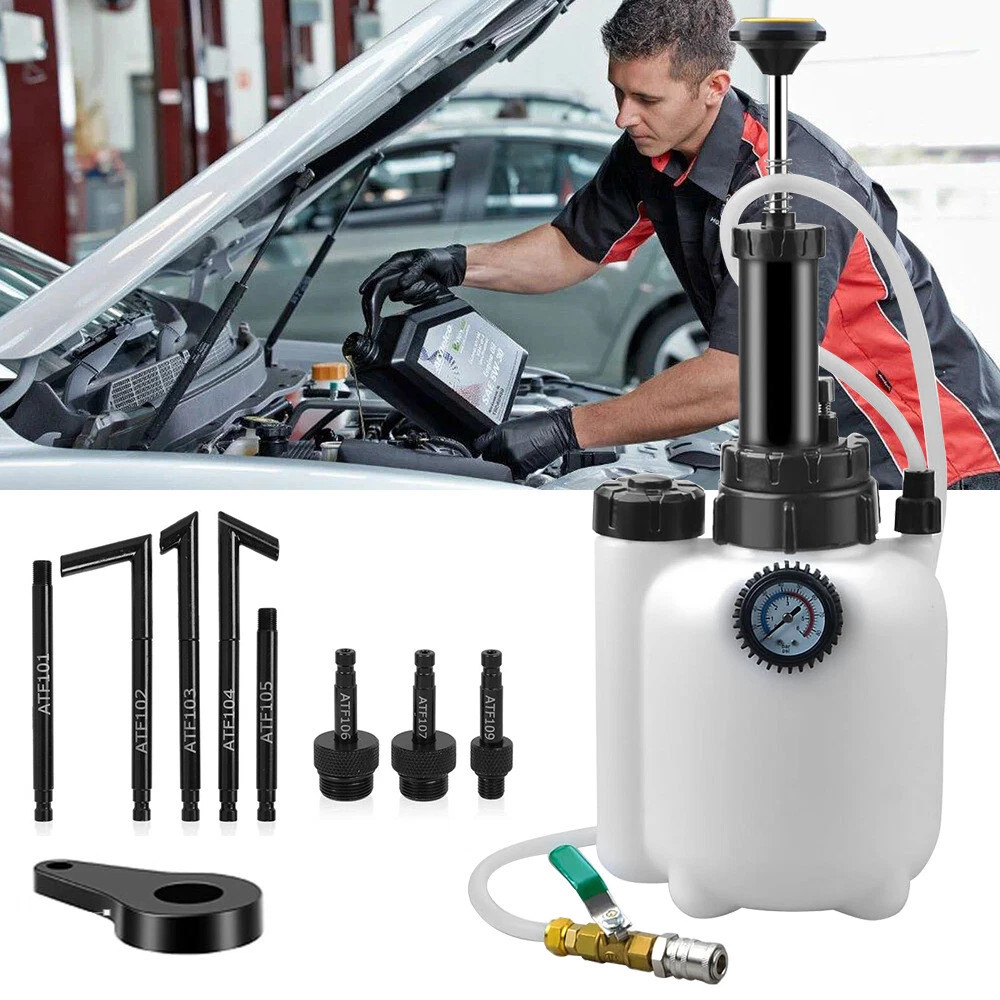 ATF Fluid Exchange Tool Kit, 3L Manual Transmission Pump for Auto Service