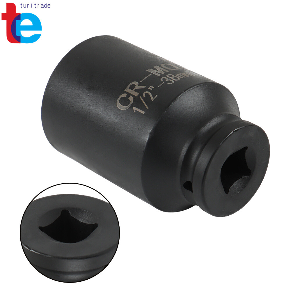 9Pcs Deep Impact Socket Set 1/2″ Drive Metric Axle Hub Nut Socket 29-38mm