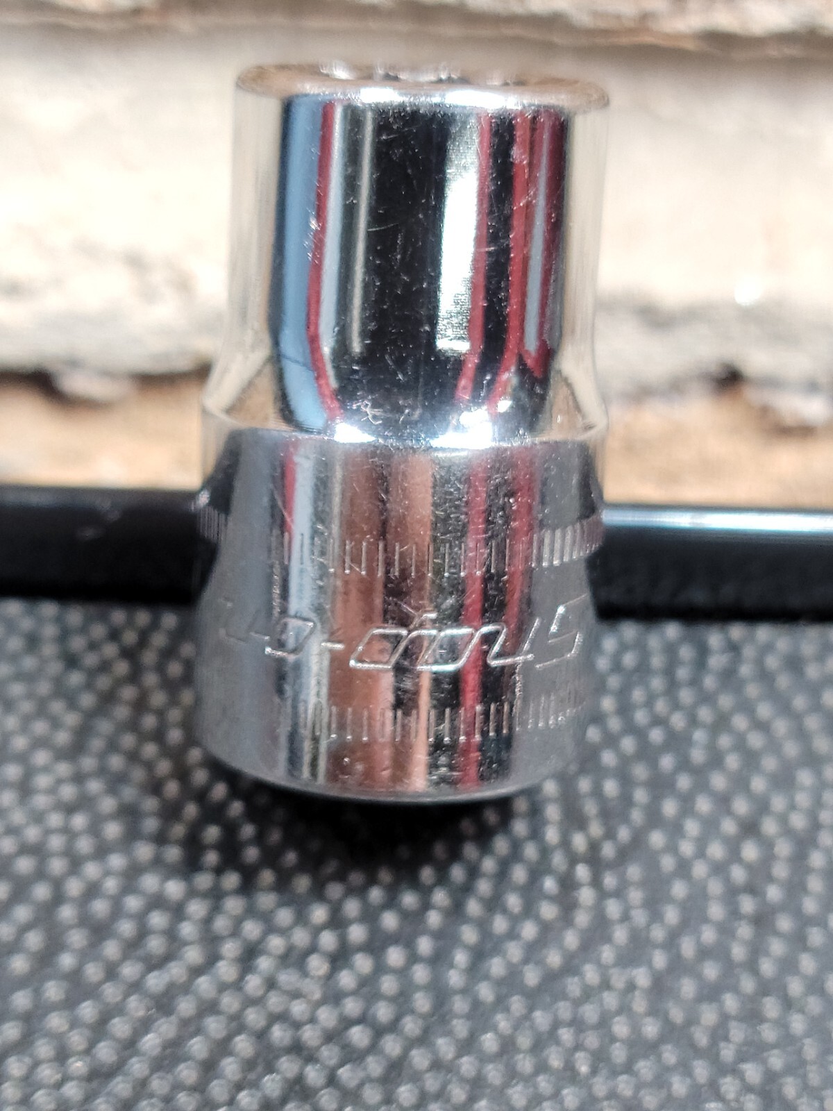 Snap-on Tools SWM141A 14mm 1/2″ Drive Metric 12-Point Shallow Socket Chrome USA