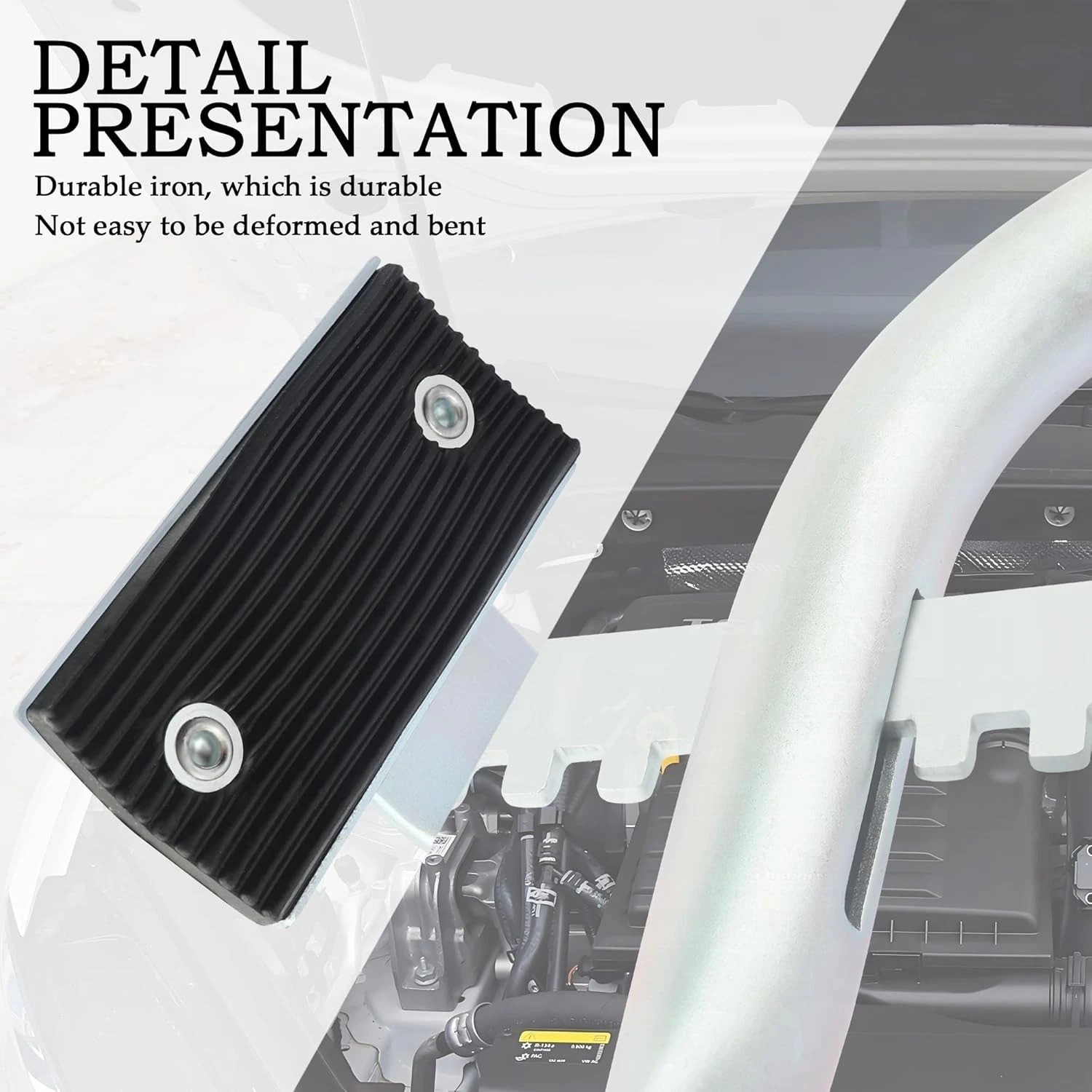 Ergonomically Designed Car Battery Carrier with Adjustable Grip & Non-Slip Feet