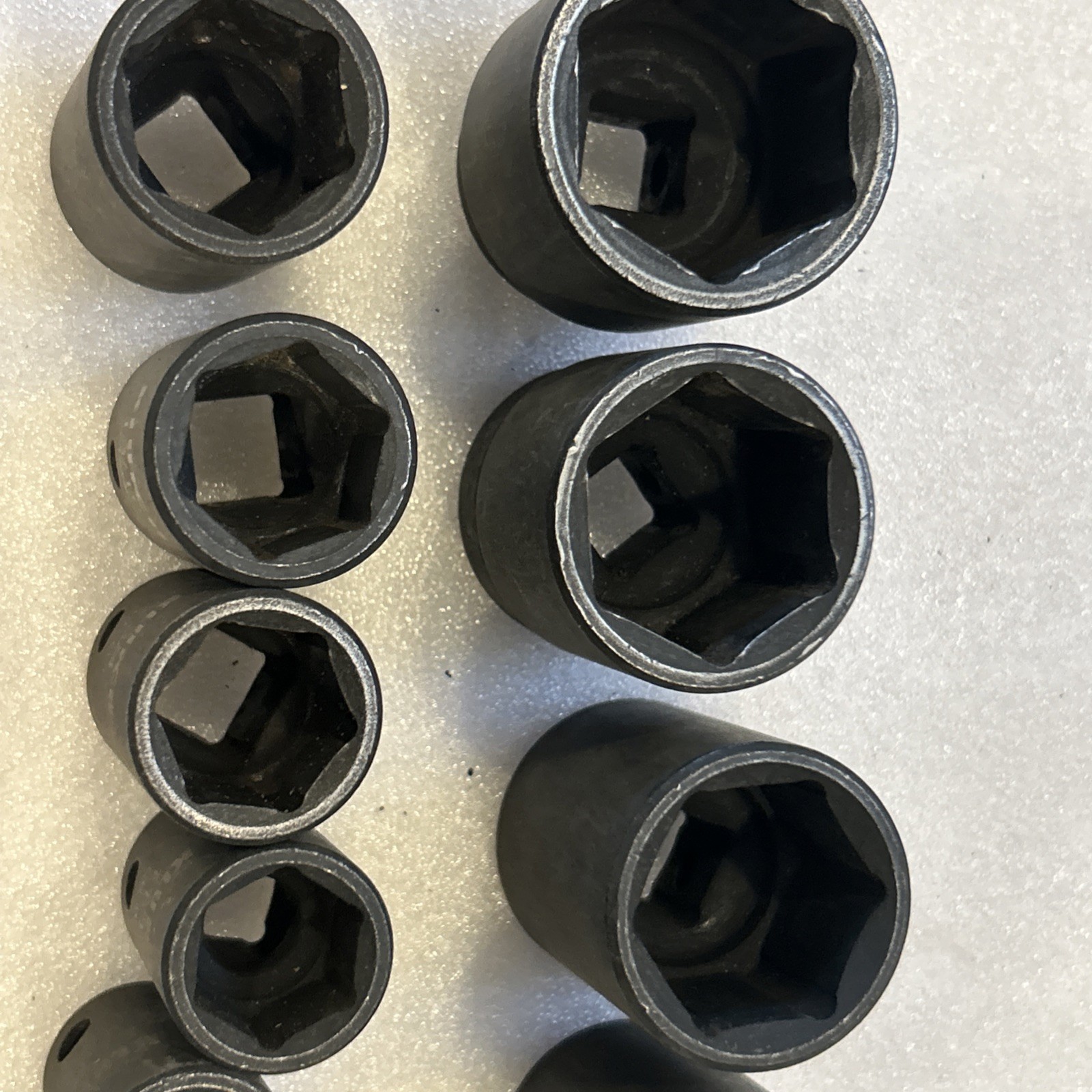 Klutch Impact Sockets 6 Point 1/2″ Drive SAE 13 Pieces