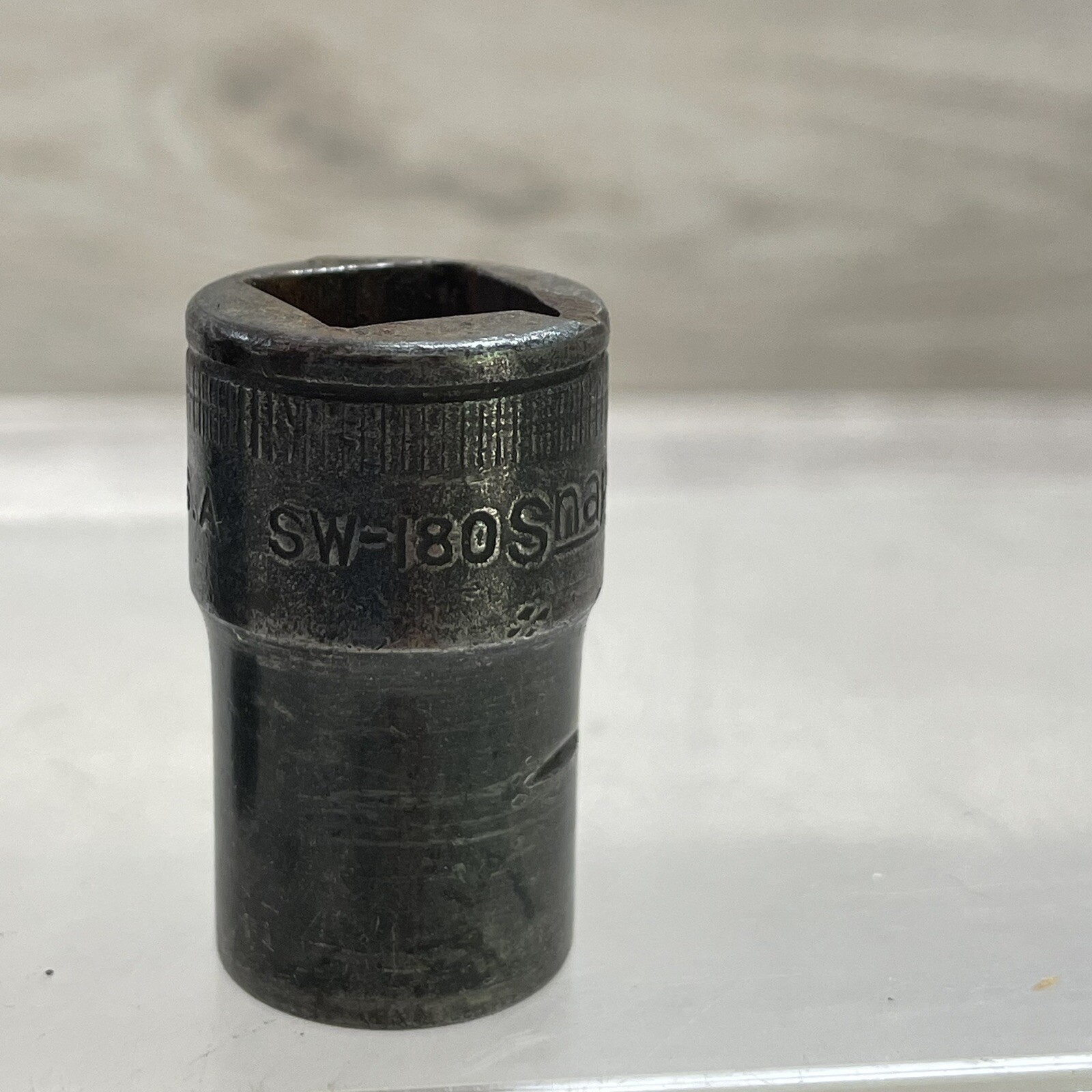 Snap On USA Socket Set 1/2” Drive 12 Point 1 3/16 + 1 1/8 + 1 + 19/32 + 11/16 +