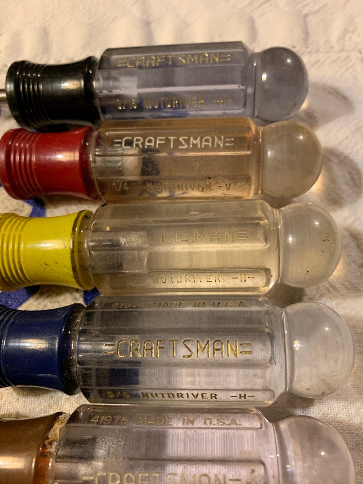 Craftsman USA 6pc 6 Point Nut Drivers 3/16″, 1/4″, 5/16″, 3/8″, 7/16″, 1/2″