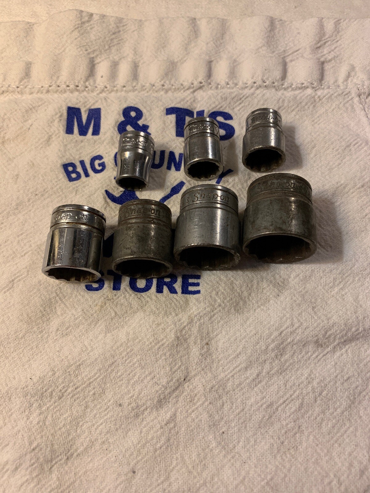 Snap-on Tools USA 3/8″ Drive 12pt 7pc Chrome Socket Set F Series