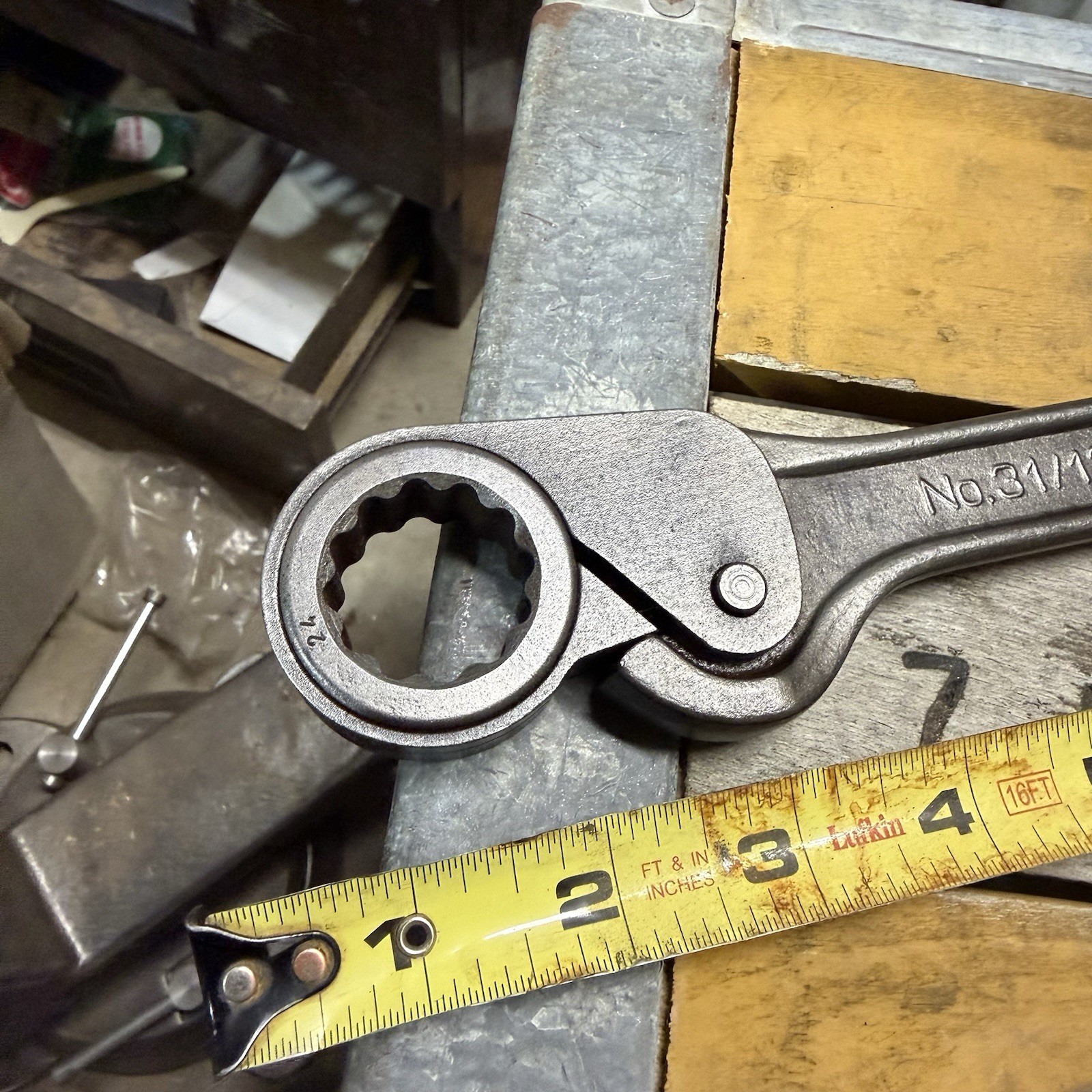 Gedore No. 31/12″ Vanadium Germany 24mm 12-point Gearless Wrench
