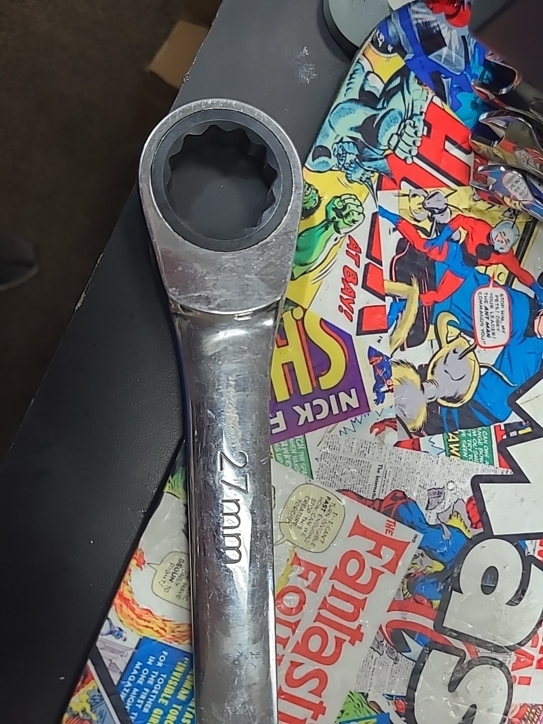 BLUE POWER BPRW27MDB: Metric Double Rachet Wrench 27mm X 27mm