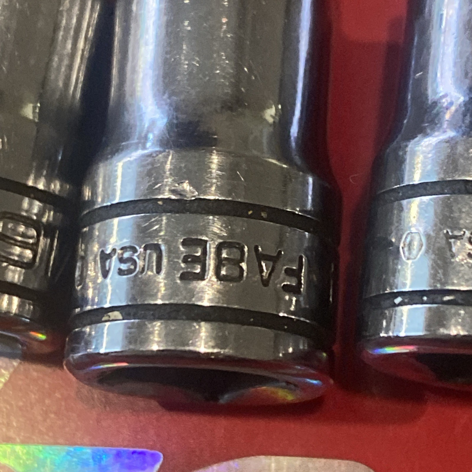 Snap On FA12, 10, 8, 7, 6, 5, 4E Hex Set Very Nice