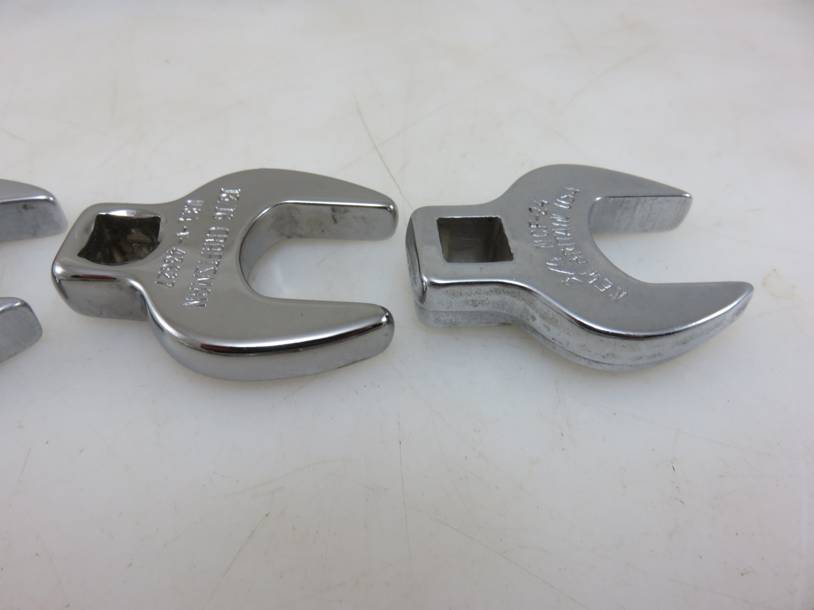 Craftsman -V- & Others Crowfoot Wrench Set 10pc Set 3/8″Dr. 3/8″-1″ Vintage USA