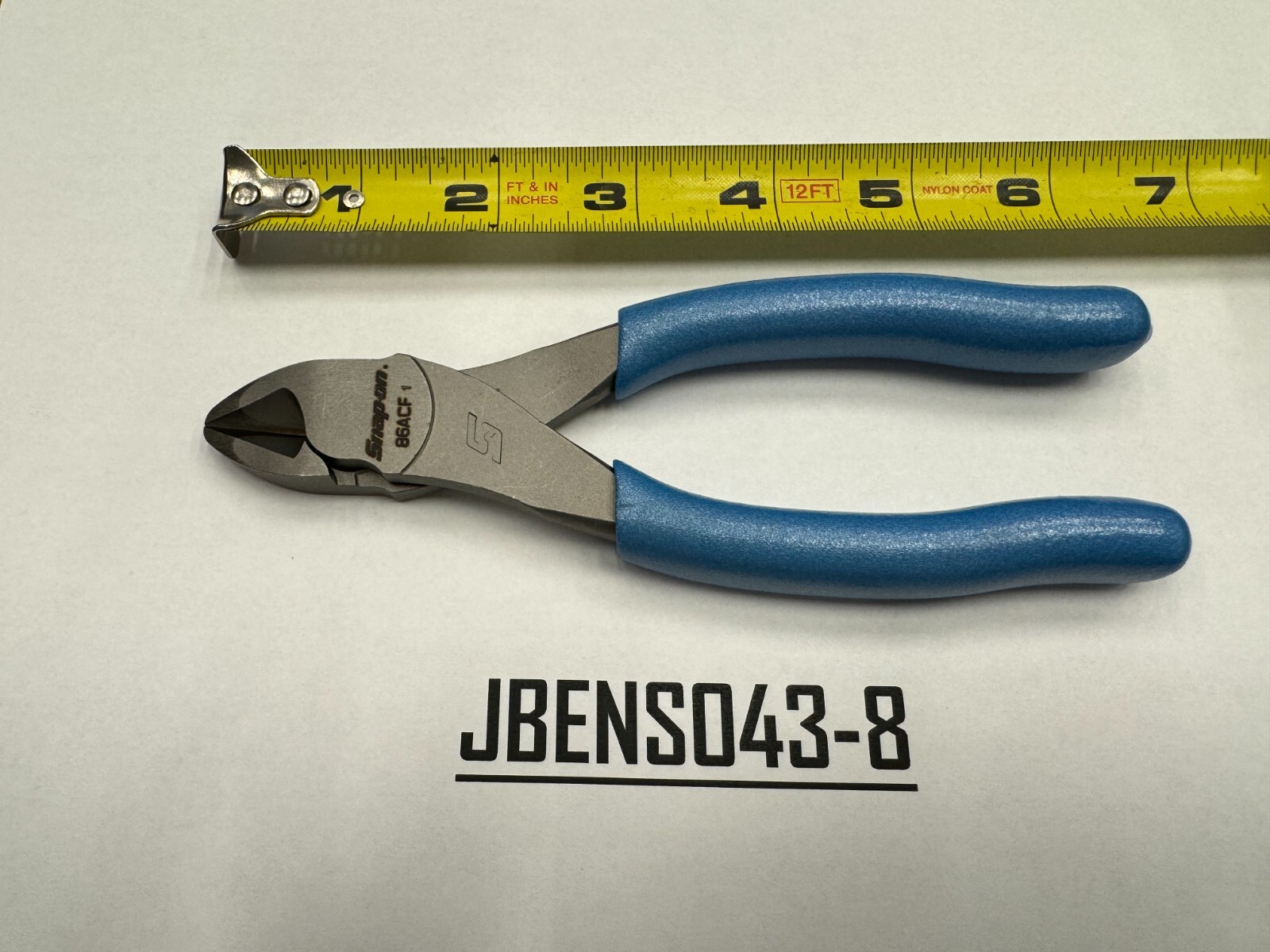Snap-on Tools USA NEW PEARL BLUE Soft Grip 6″ Diagonal Cutter Pliers 86ACFPB