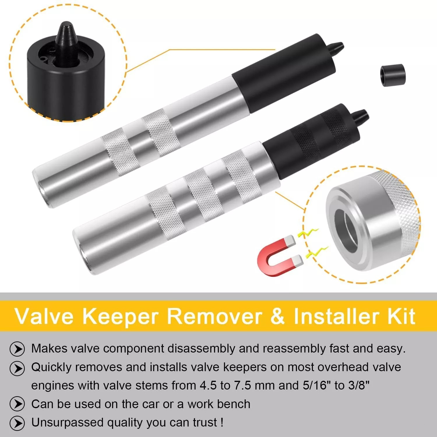 Valve Keeper Remover Installer For Overhead Valve Engines 5/16-3/8 Inch /*