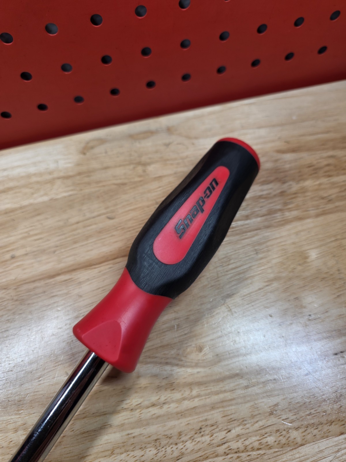 Snap-on Tools SGF50B LIGHTLY USED RED 3/8″ Drive Soft Grip Standard Shank Driver