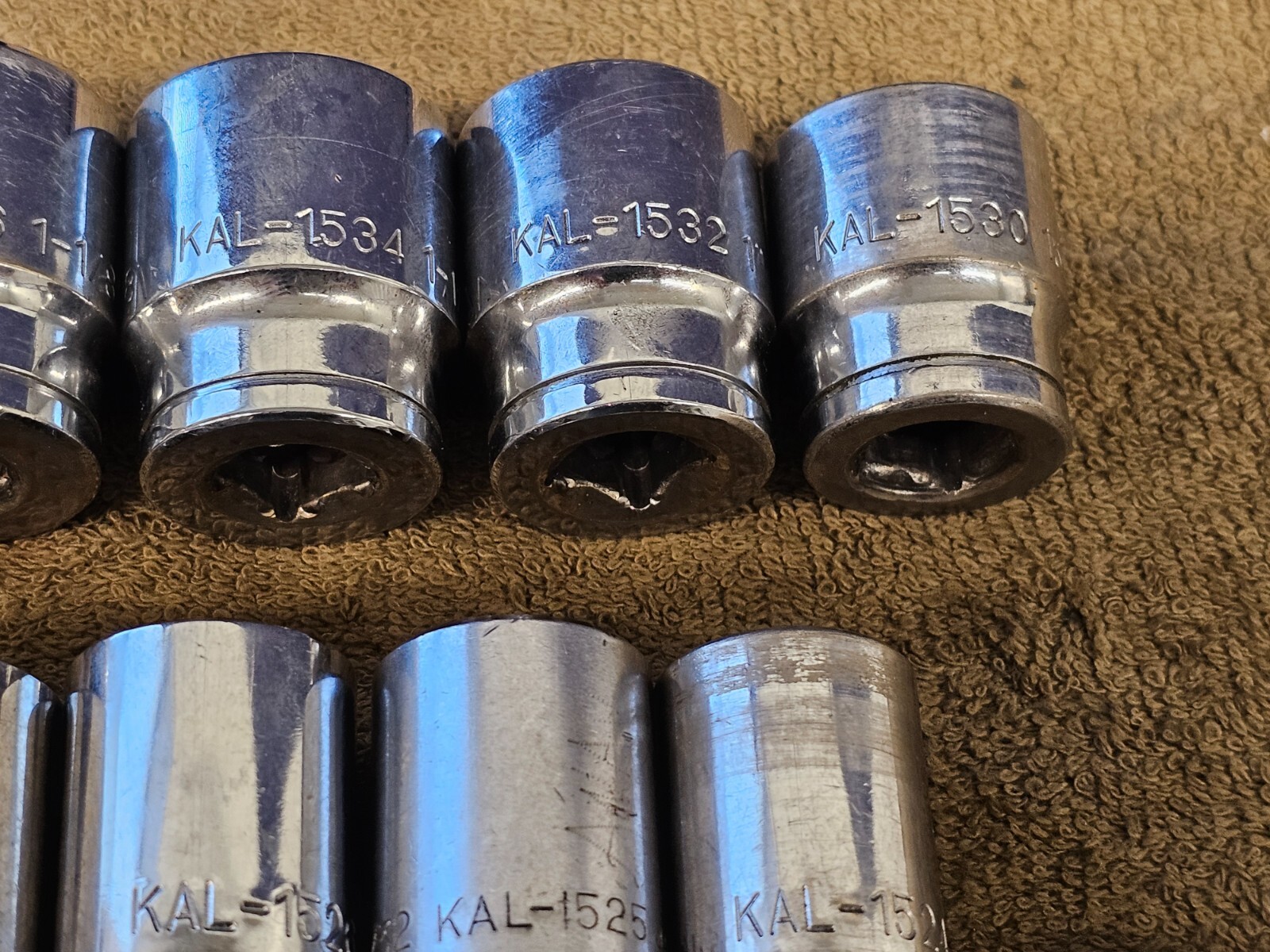 Kal Ratchet Socket Extension Set 1/2″ Drive 1-1/4 1/8 1/16 1″ 7/8 5/8 19/32 3/8″