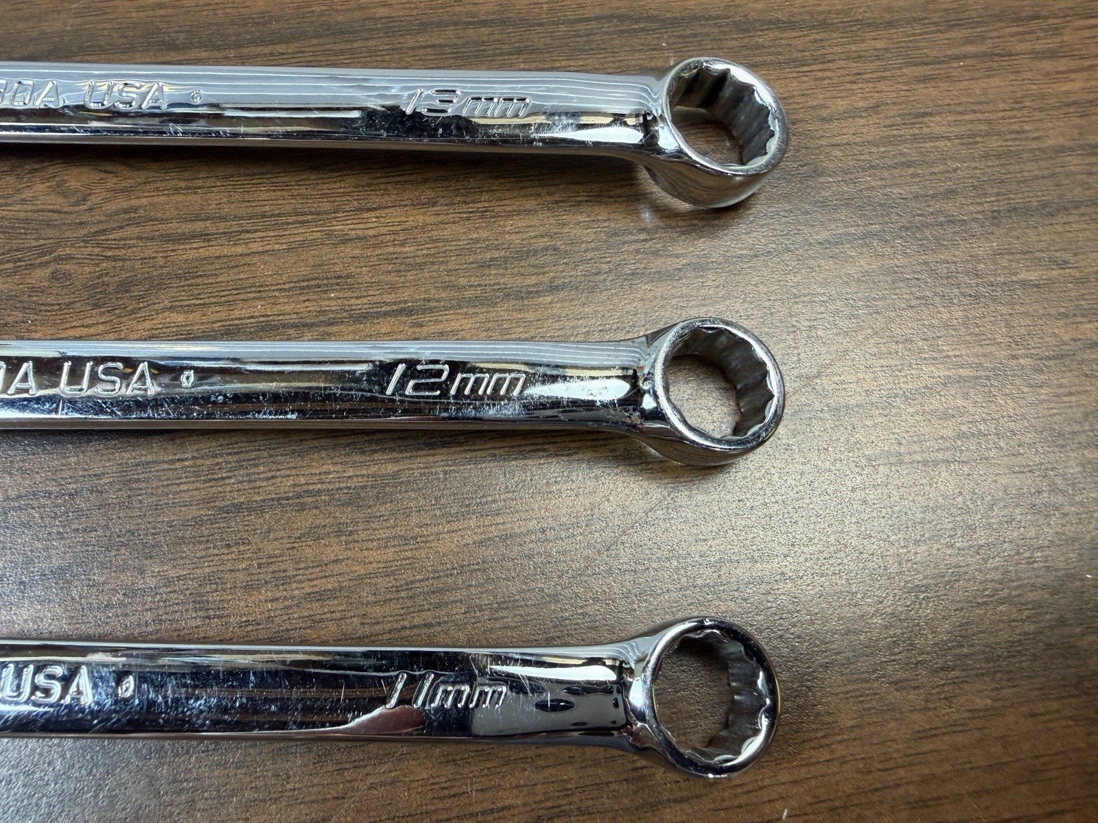 Snap-on Tools OEXM110A, OEXM120A, OEXM130A 11mm 12mm 13mm Combination Wrench Set