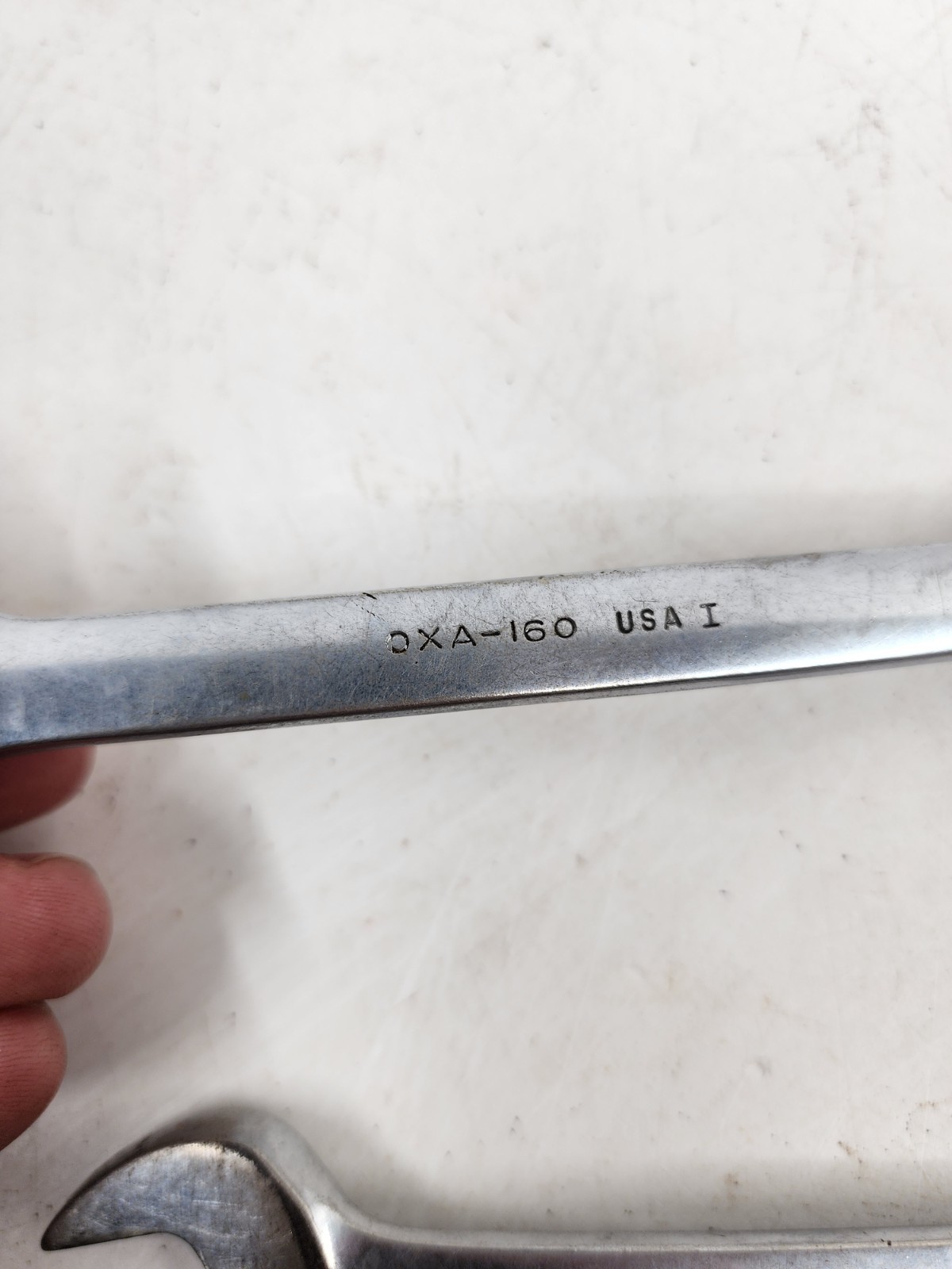 Vintage Snap-On Combination 6-Piece Wrench Set 12-Point & 6 Point USA Chrome