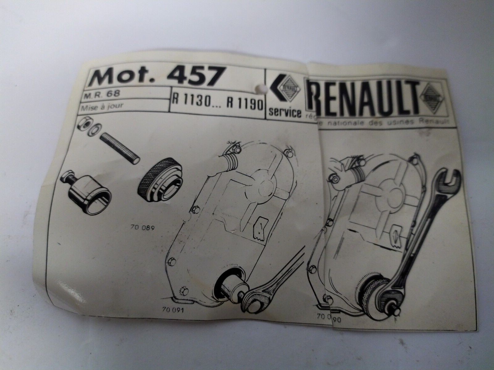 Renault Facom France T117 MOT 457