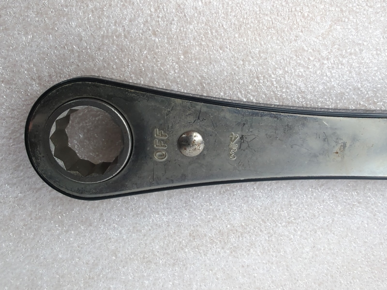 Craftsman 5/8in X 3/4in Double Box End 12 Point Ratcheting Wrench 43684 USA