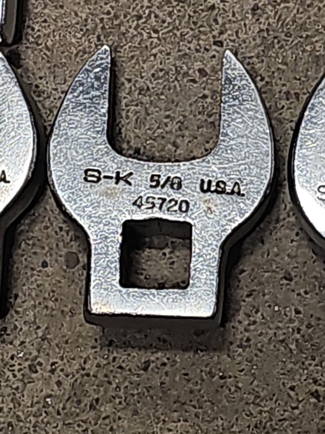 Sk Tools Set Of Crowfeet 5- 3/8 Drive Crowfoot Wrench + 2 Others
