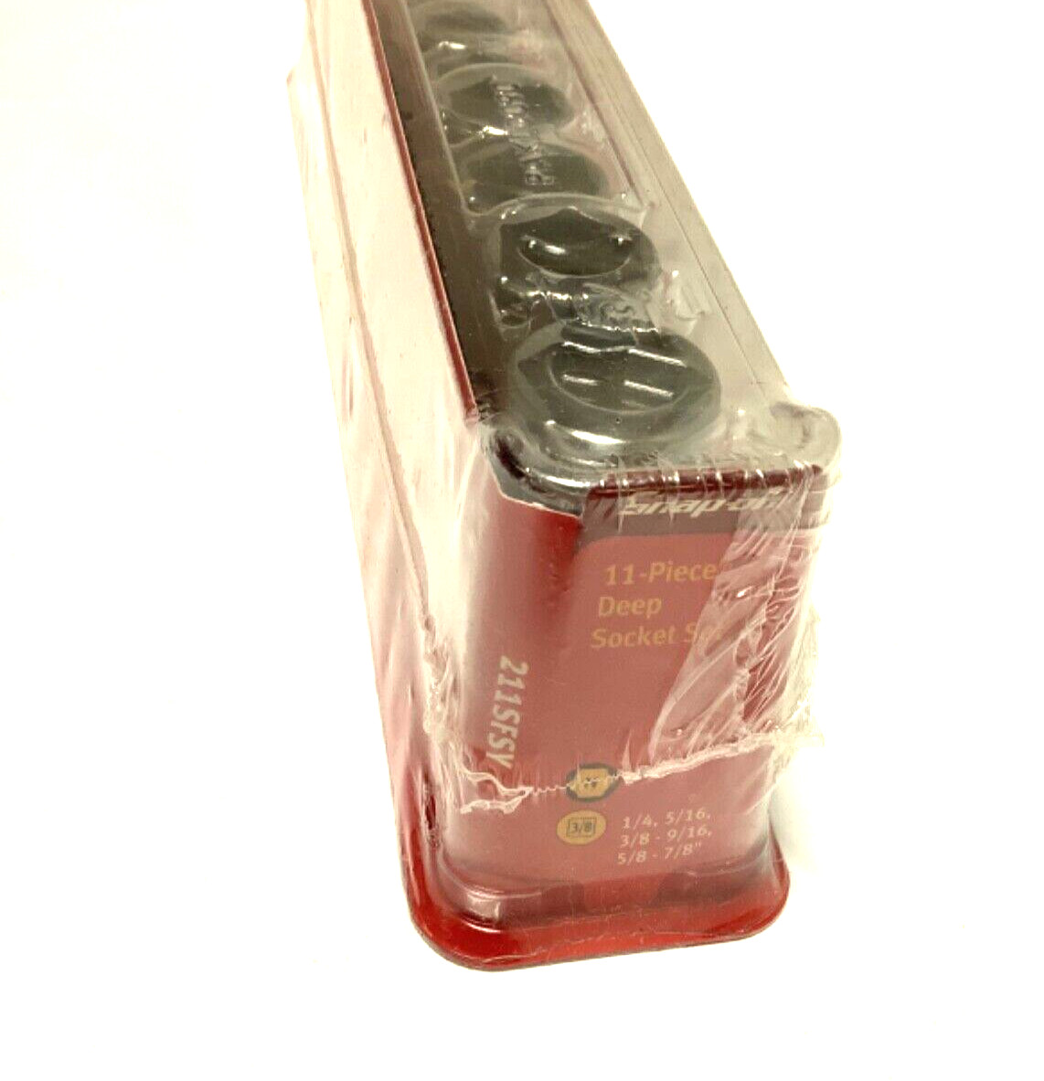 New Snap-on™ 3/8″ drive 1/4″ thru 7/8″ 6-point deep Socket Set 211SFSY Sealed