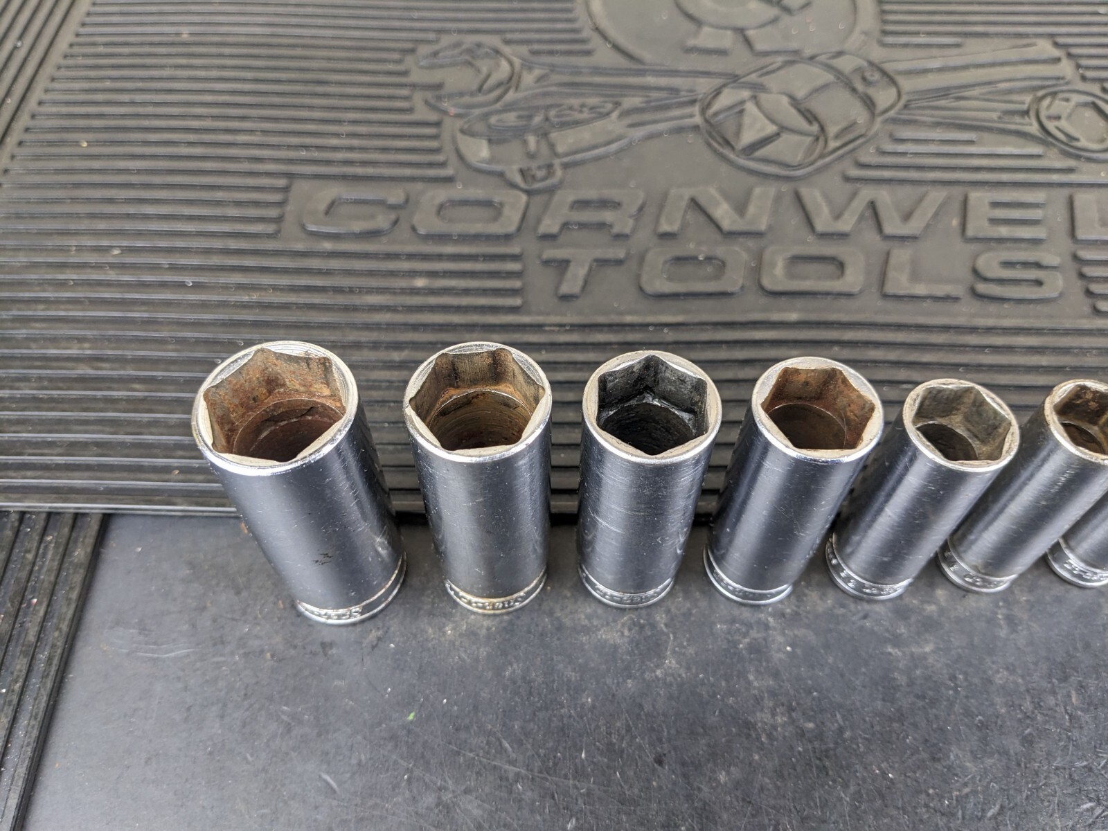 #am154 Snap on Tools 211SFSY 3/8″ Drive Deep Chrome Socket Set Socket Set