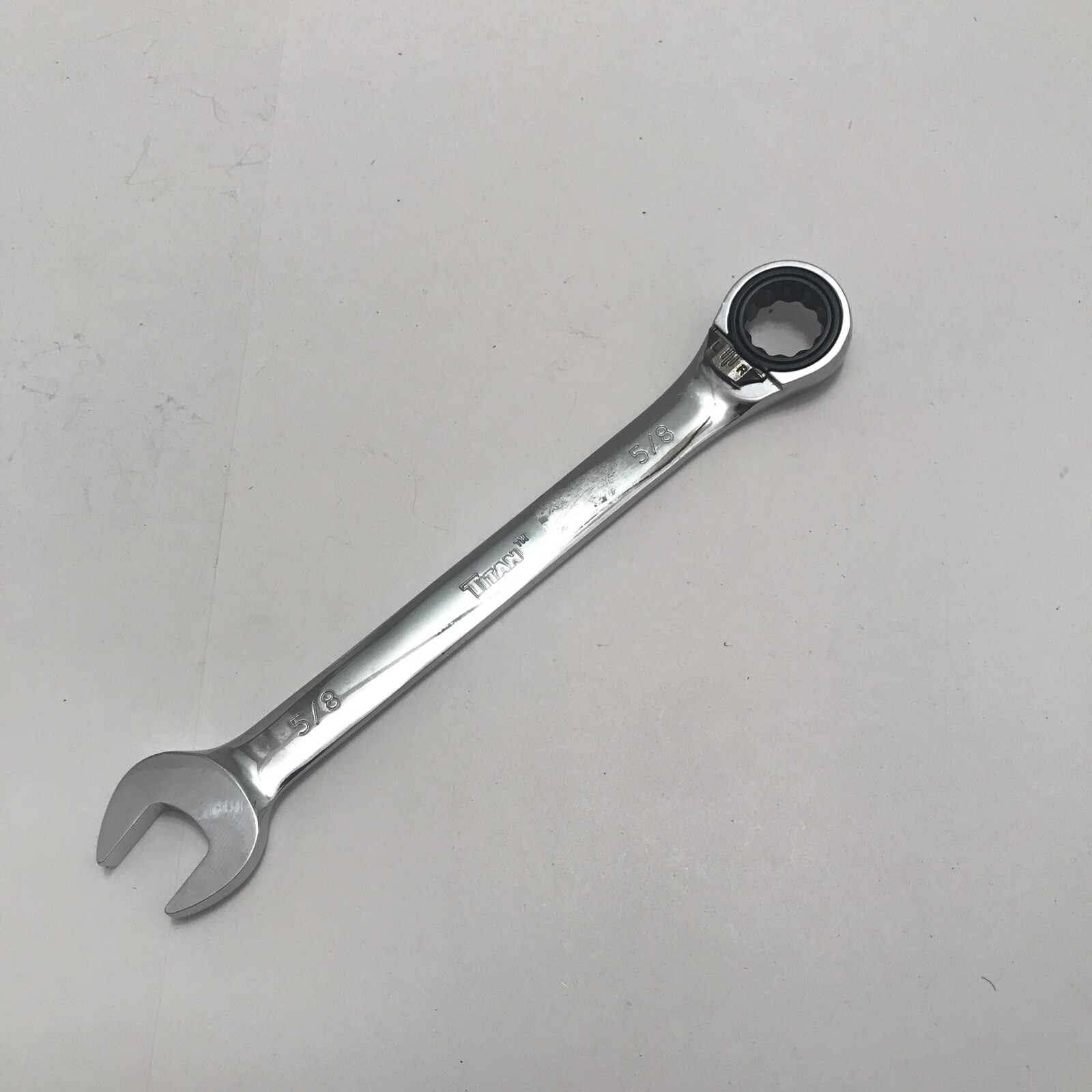 Titan 5/8” Reversible Ratcheting Wrench New