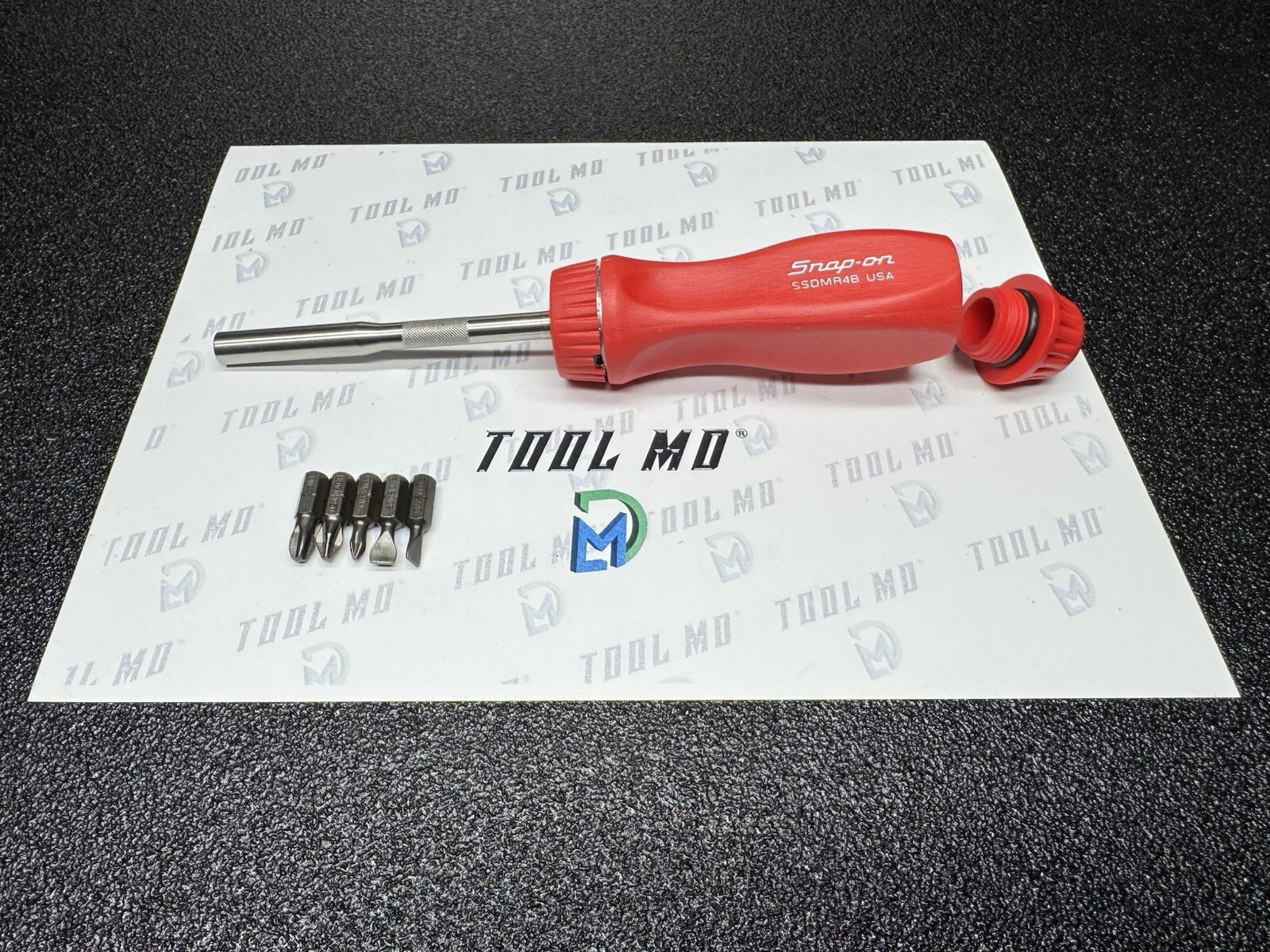 Snap-on Tools USA NEW RED Hard Handle Ratcheting Screwdriver SSDMR4B
