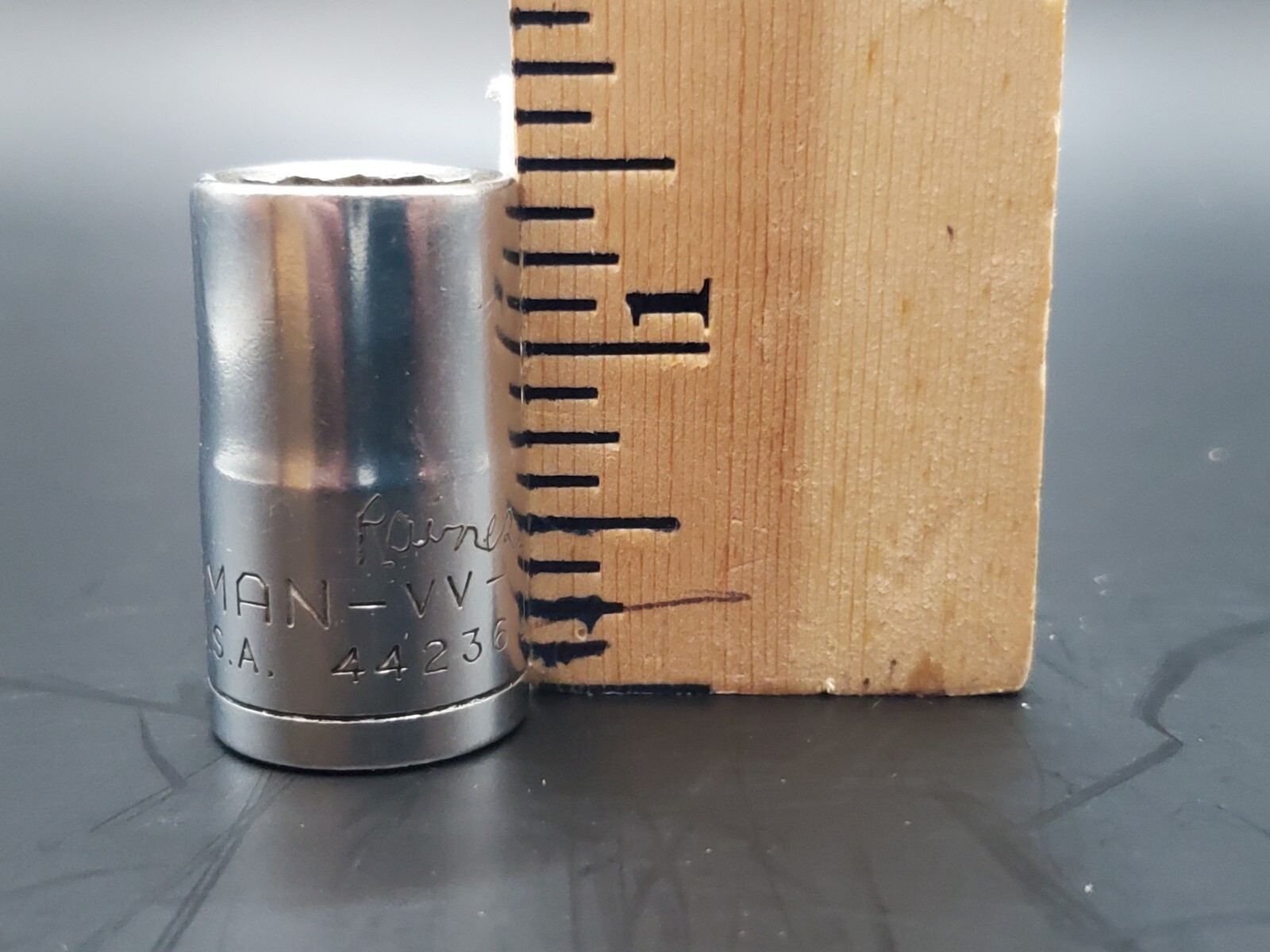 Craftsman USA 15mm 12 Point 1/2″ Drive Shallow Socket 44236 -VV- Series.