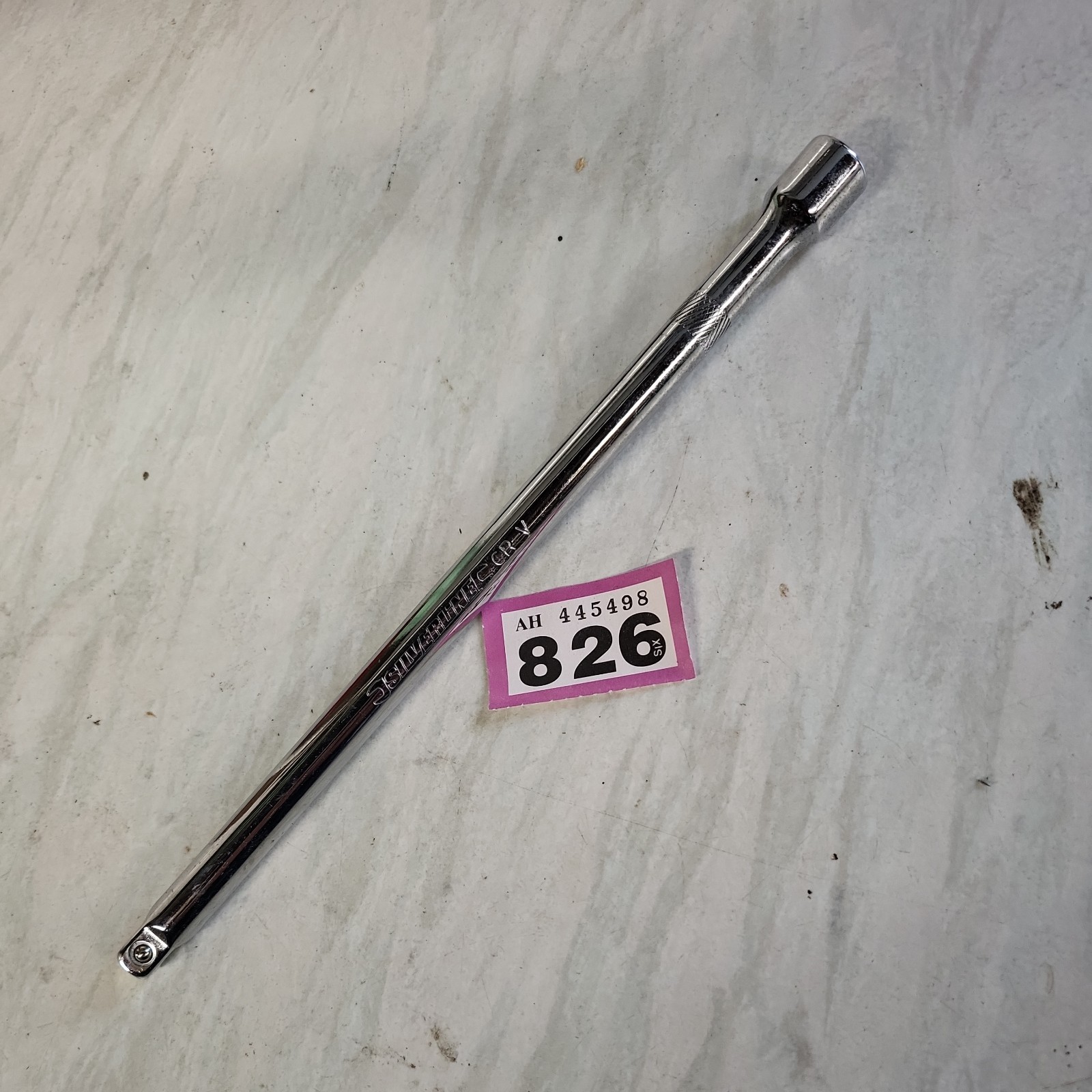 SILVERLINE 10 inch EXTENSION BAR 3/8″ square drive. Chrome Vanadium. BNWT.