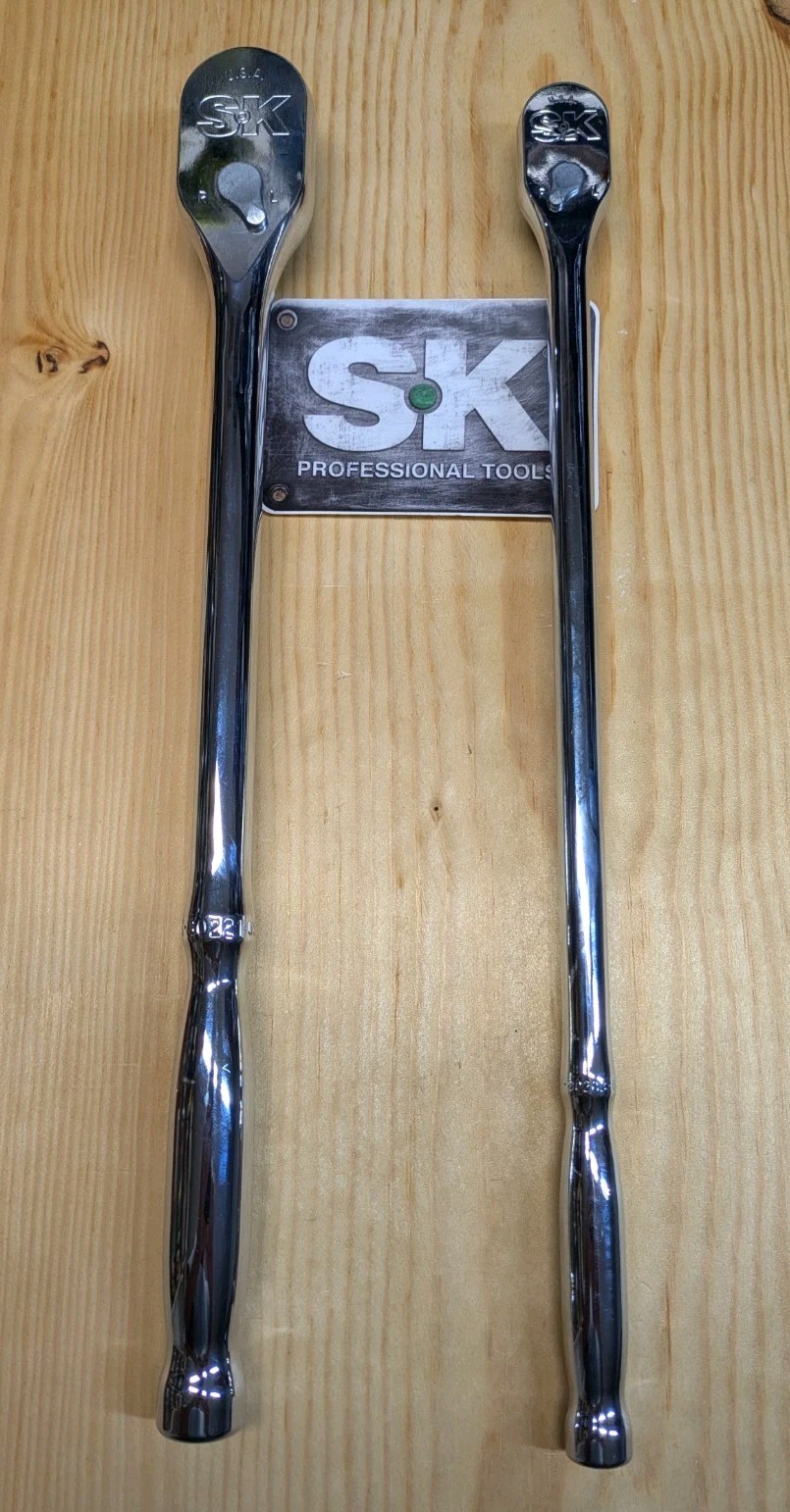 SK Professional Tools 3/8″ & 1/2″ Long Handle Combo Pack