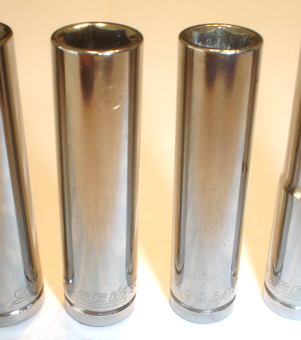 NOS Case IH 10-Pc 1/4″ Drive SAE 6-Point Deep Well Socket Set 3/16″-9/16″ Unused