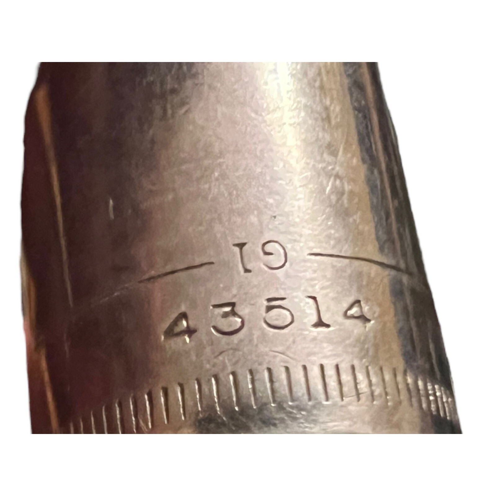 Lot of 3 Vintage Craftsman Metric Shallow Sockets 6 pt 1/4 drive 43514 43502