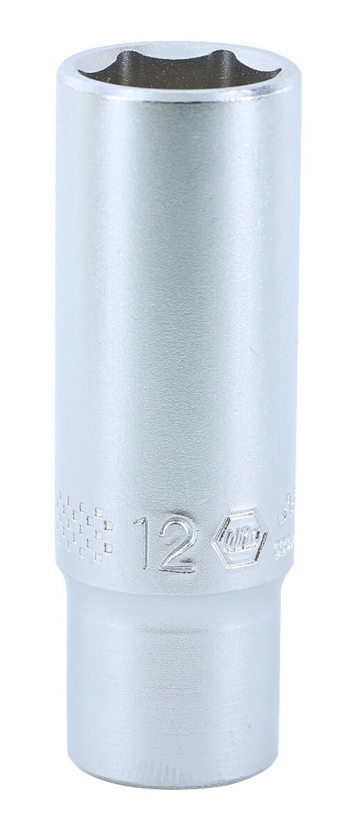 Wiha 33349 6 Point – 1/4 Inch Drive Socket – 12.0mm x 50mm
