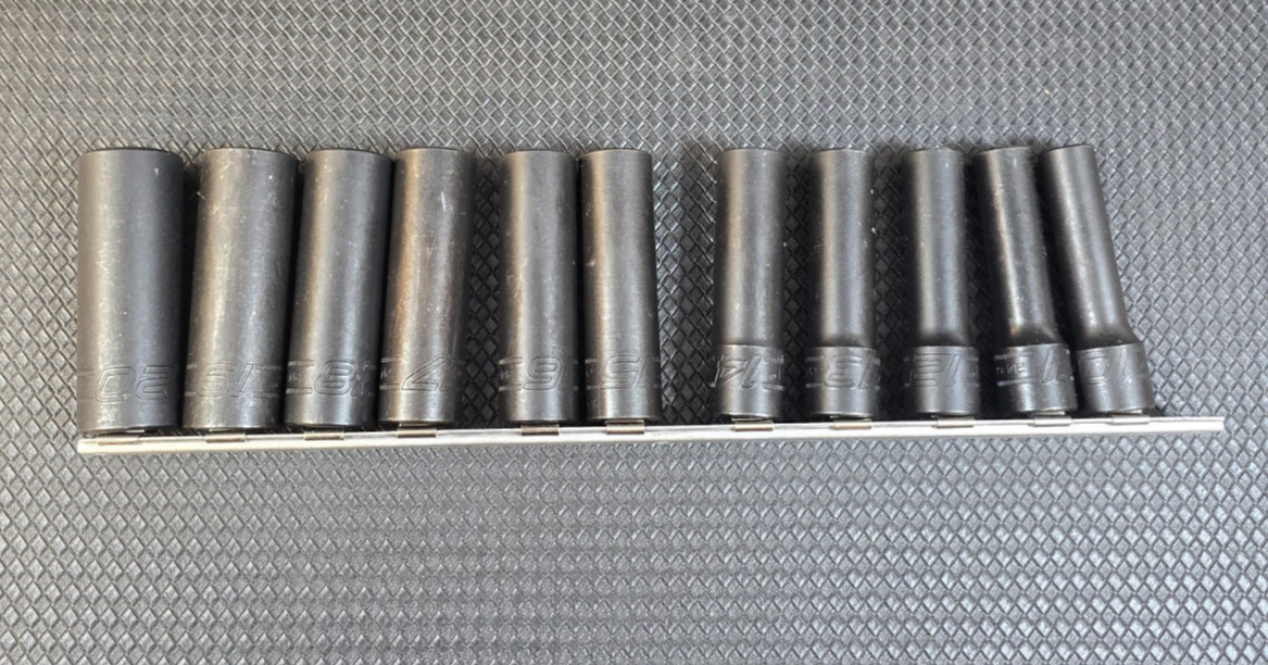 CAT 11pc 1/2″ Drive Metric Deep Impact Socket Set 214-6643 Snap On