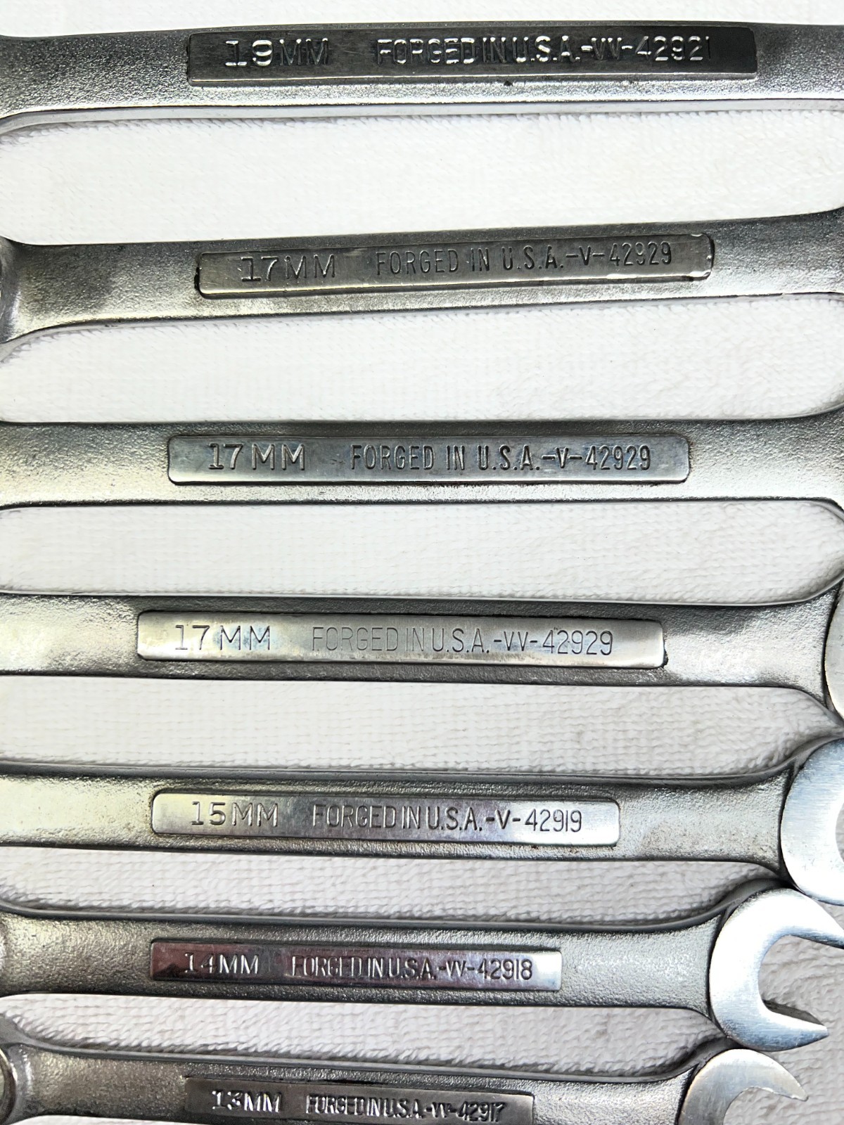 Craftsman V series Combination Wrenches Metric Lot of 11 USA made