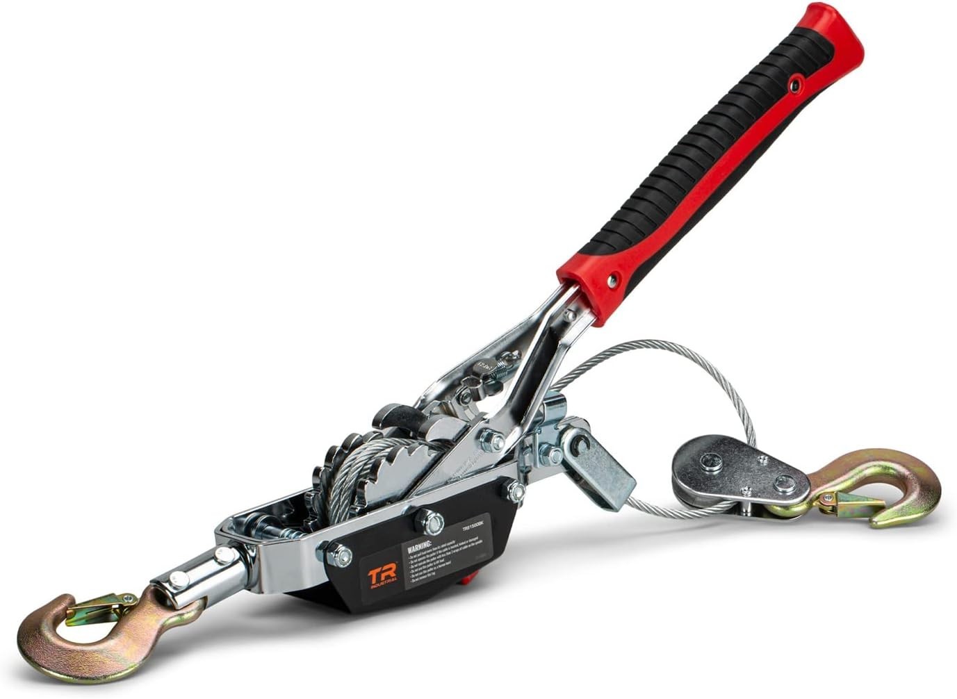 Portable 4-Ton Dual Gear Power Puller – Lightweight & Durable Black Design