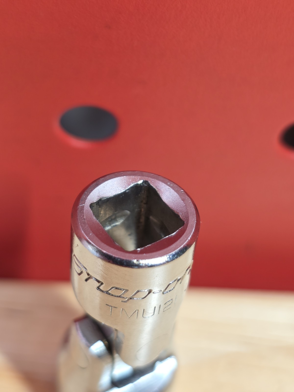 Snap-on TMU121 3/8” SAE 1/4” Drive 12-Point Swivel Wobble Socket USA See Details