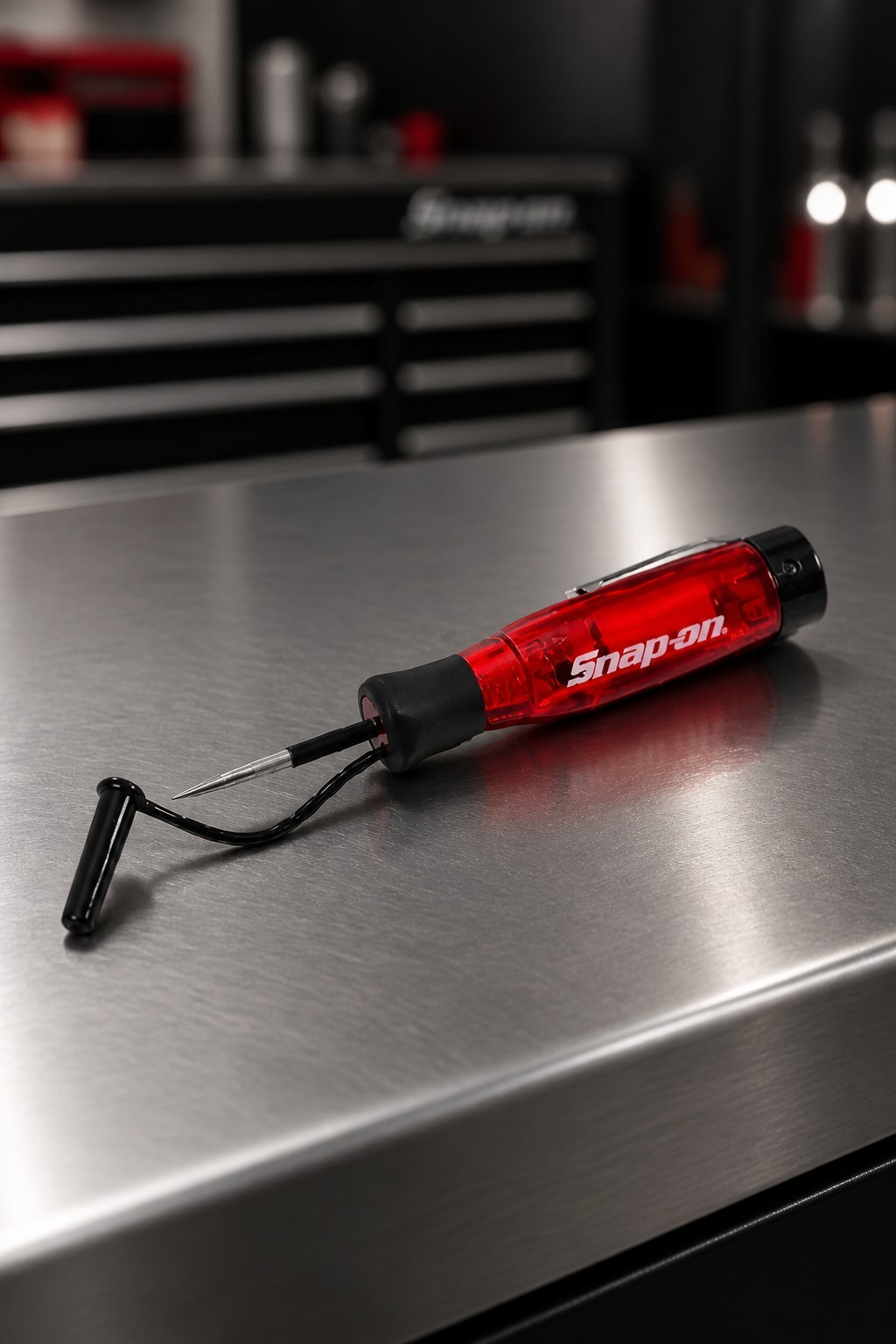 Snap On Tools Cord Free Circuit Tester 3-24v DC RED handle EECT201-TR