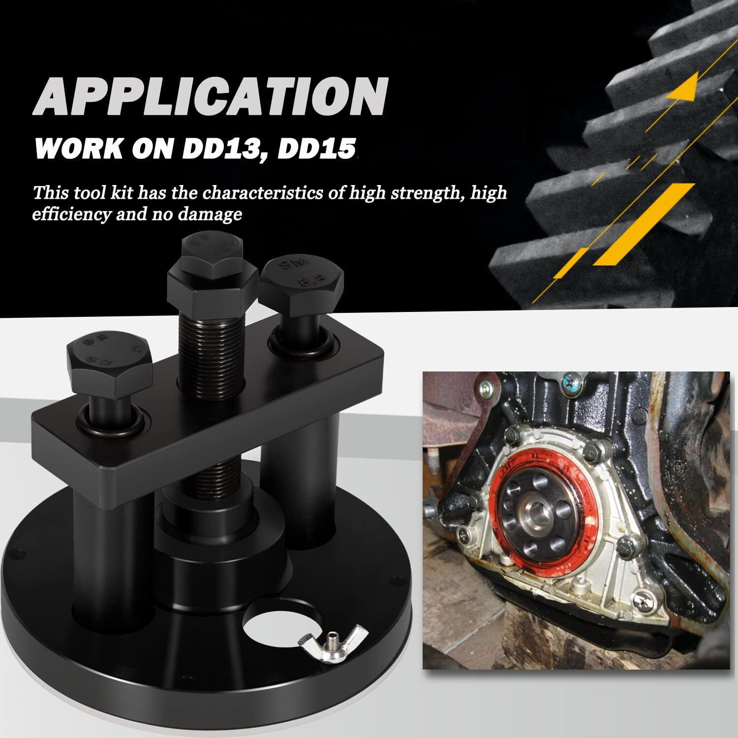 For Detroit DD13 DD15 Front Crankshaft Seal Remover Installer W541589023300