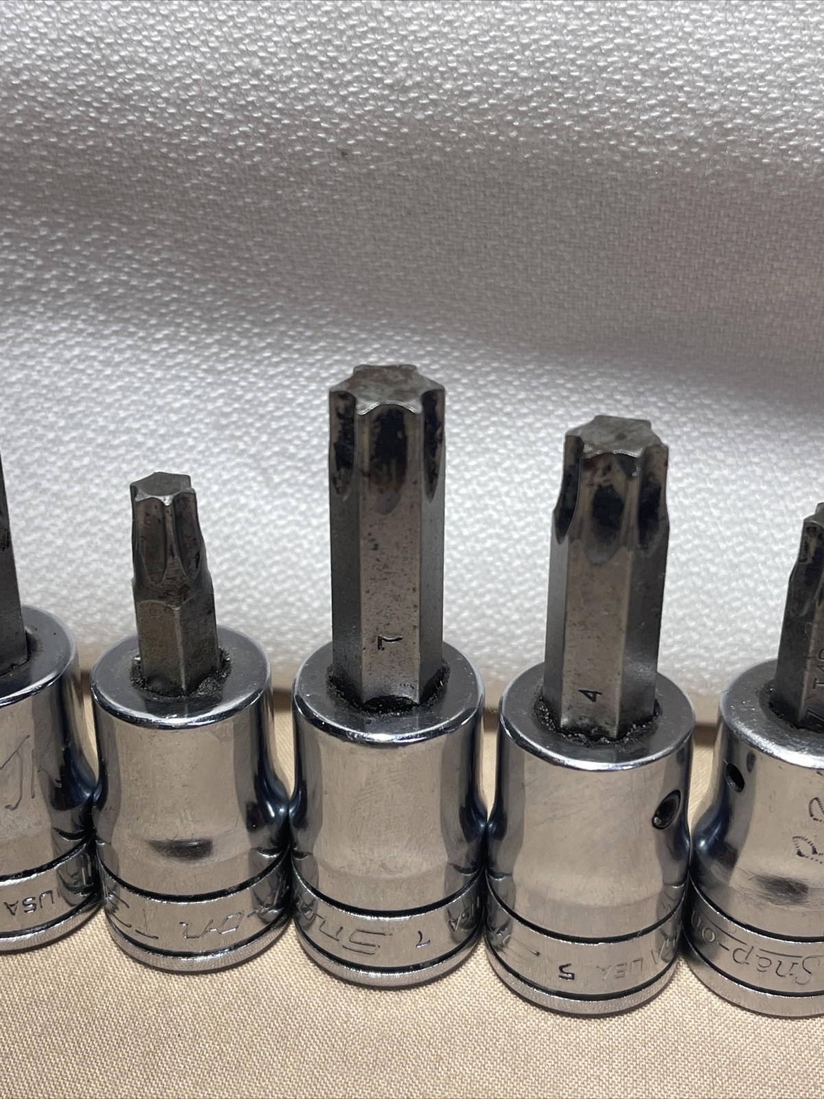 Snap-on Tools USA 3/8″ Drive Torx Sockets LOT/8 Set