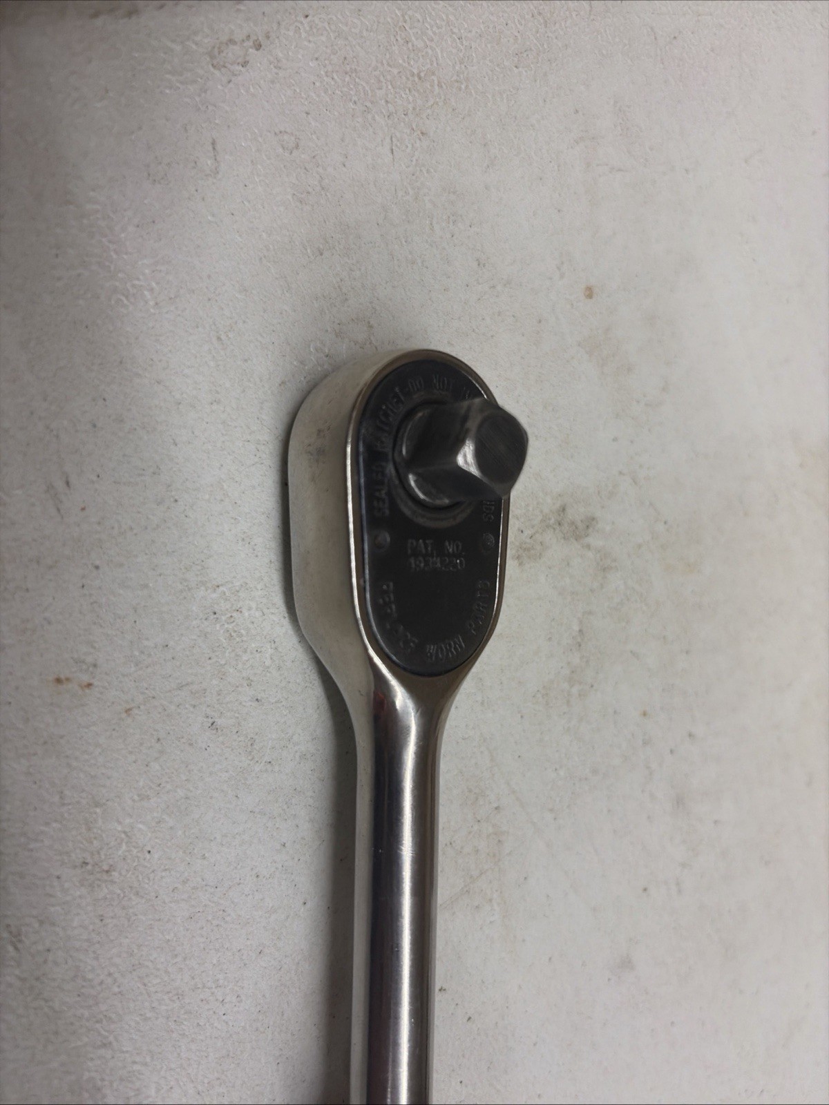 Snap On FH936 3/8” Drive Ratchet 36 Tooth Red Soft Grip Handle USA