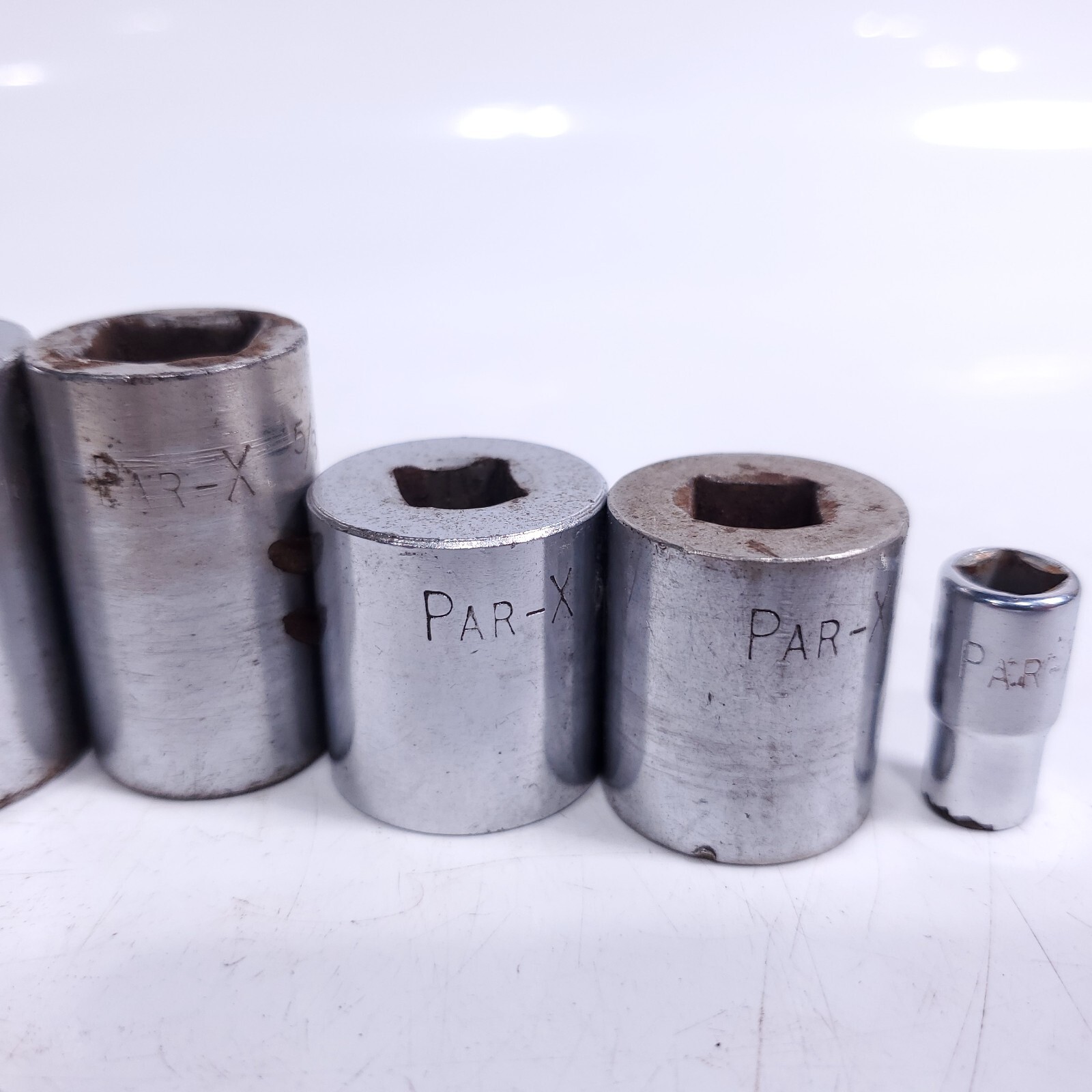 Mixed Lot 6 pcs. Par-X Shallow Sockets SAE UH281 UH261 UH201 UH 220 UH8