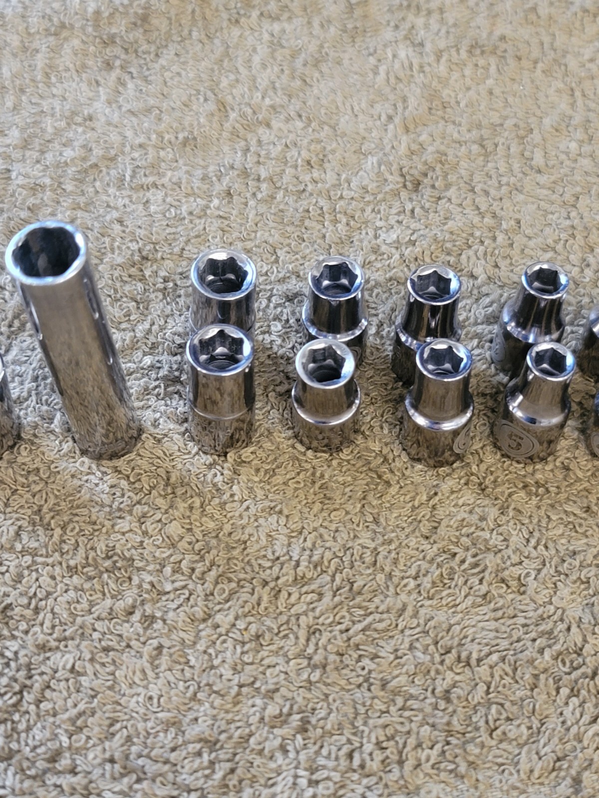 19 Armstrong 1/4″ Drive Socket Set Metric 14mm to 4mm 6 Point 37 Series USA