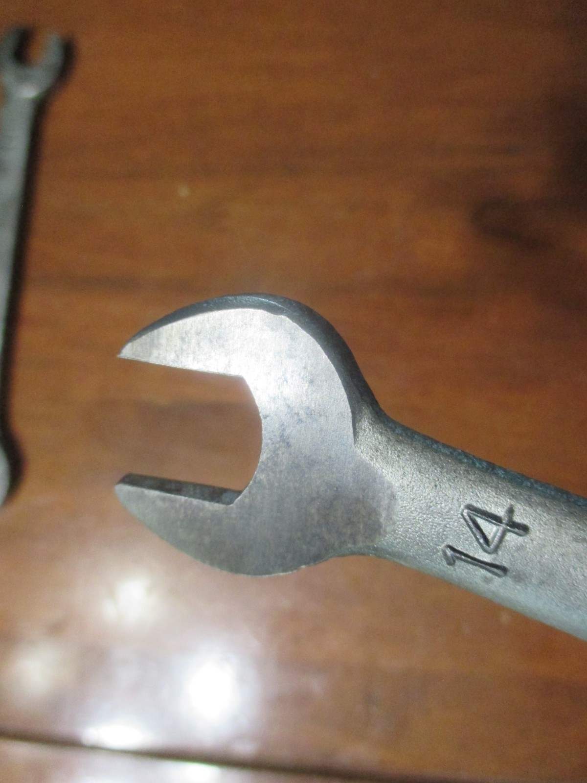 Set of 2 vintage Honda Motors – Metric open wrenches – 10,14,17 . Marked RK
