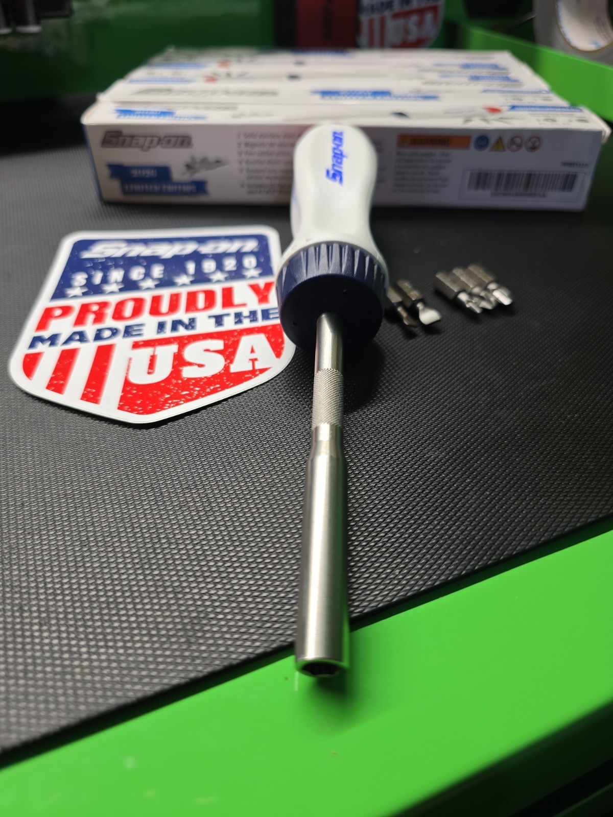 SNAP-ON TOOLS USA☆250 OSHKOSH EAA Airshow2026RatchetingScrewdriver SSDMR4BRWBEAA